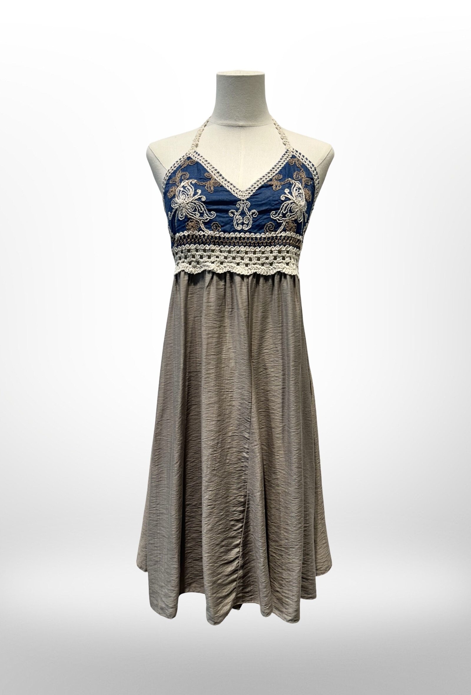 Mayorista AMARIA - Vestido bohemio de longitud media con espalda descubierta