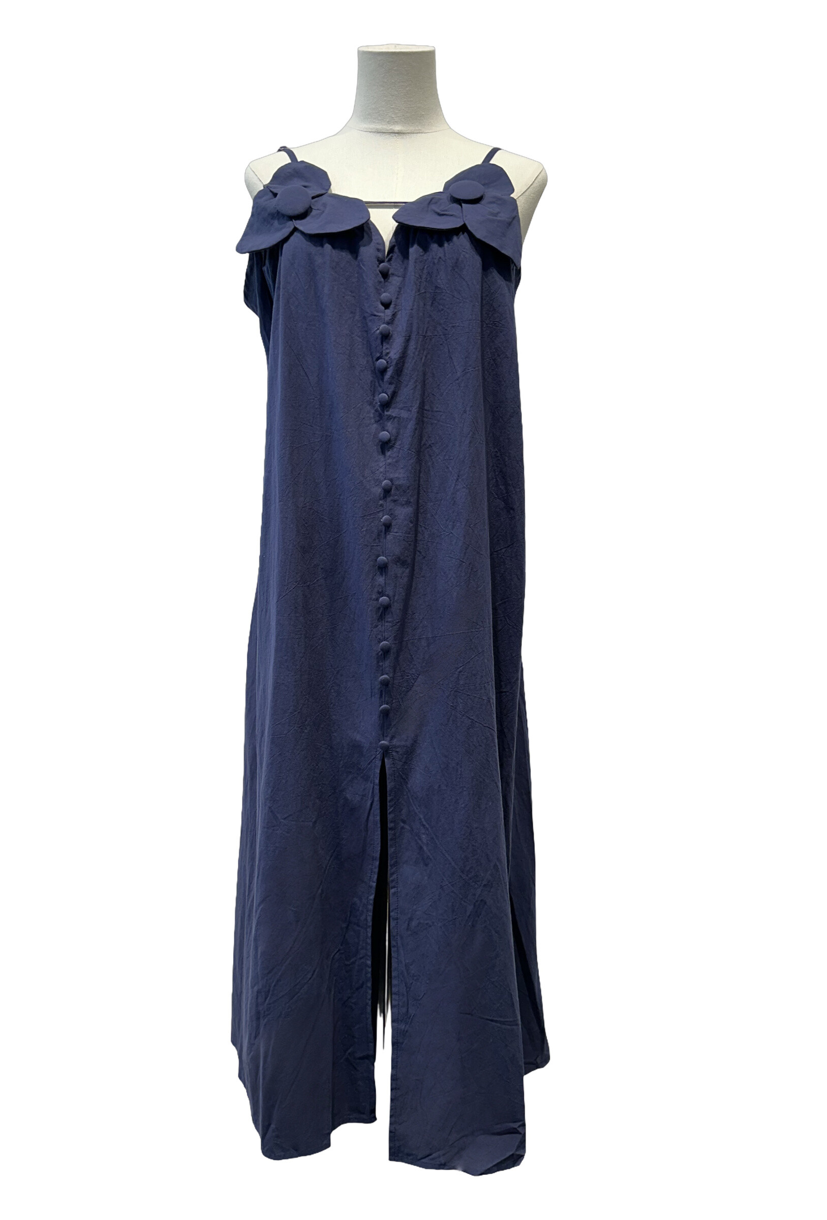 Mayorista AMARIA - Vestido Largo con Flores Estructuradas