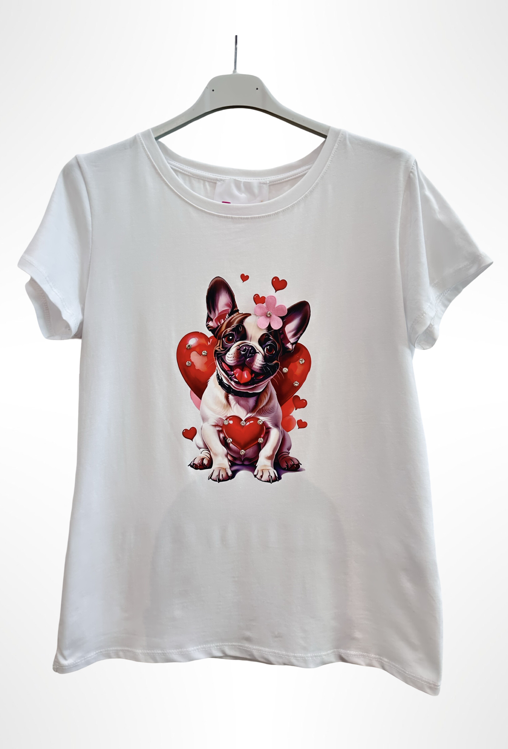 Mayorista AMARIA - Camiseta estampada de bulldog francés, frenchie