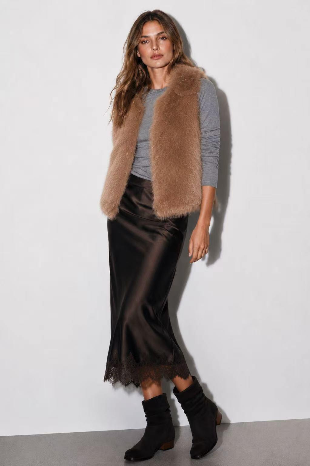Wholesaler Amelé - Faux Fur Effect Vest