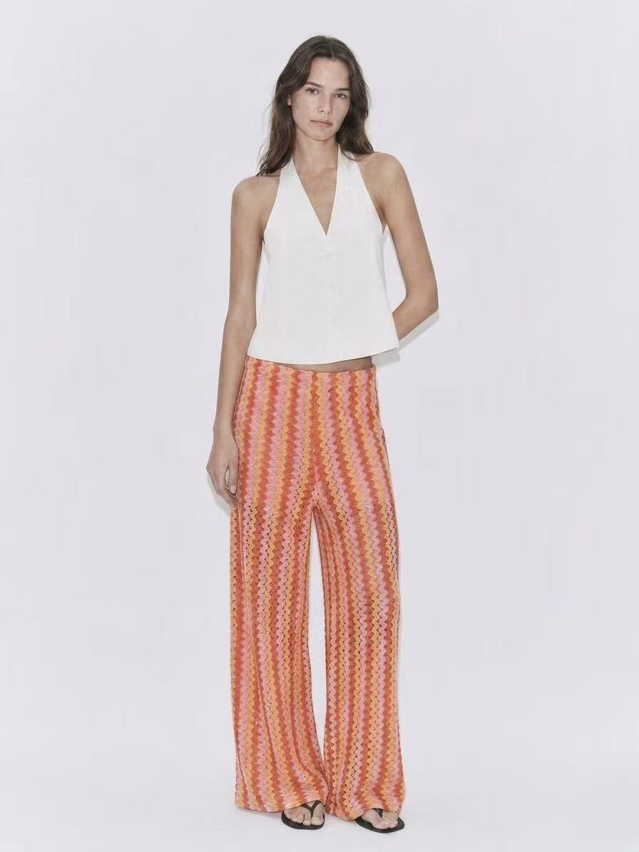 Wholesaler Amelé - Chevron Crochet Pants