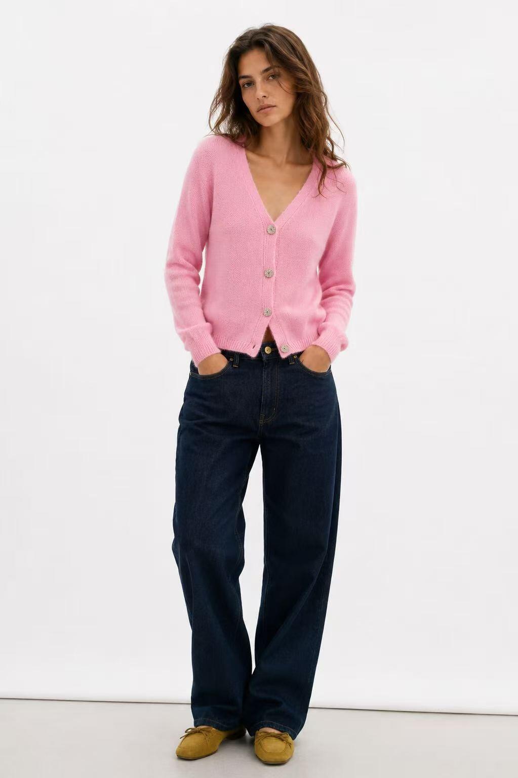 Wholesaler Amelé - Knit cardigan with front closure