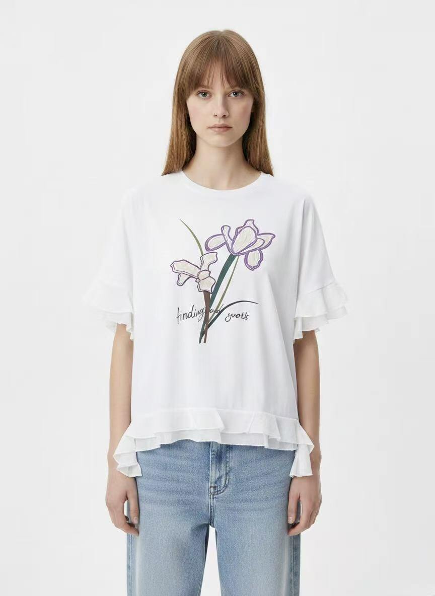 Mayorista Amelé - Camiseta oversize con estampado