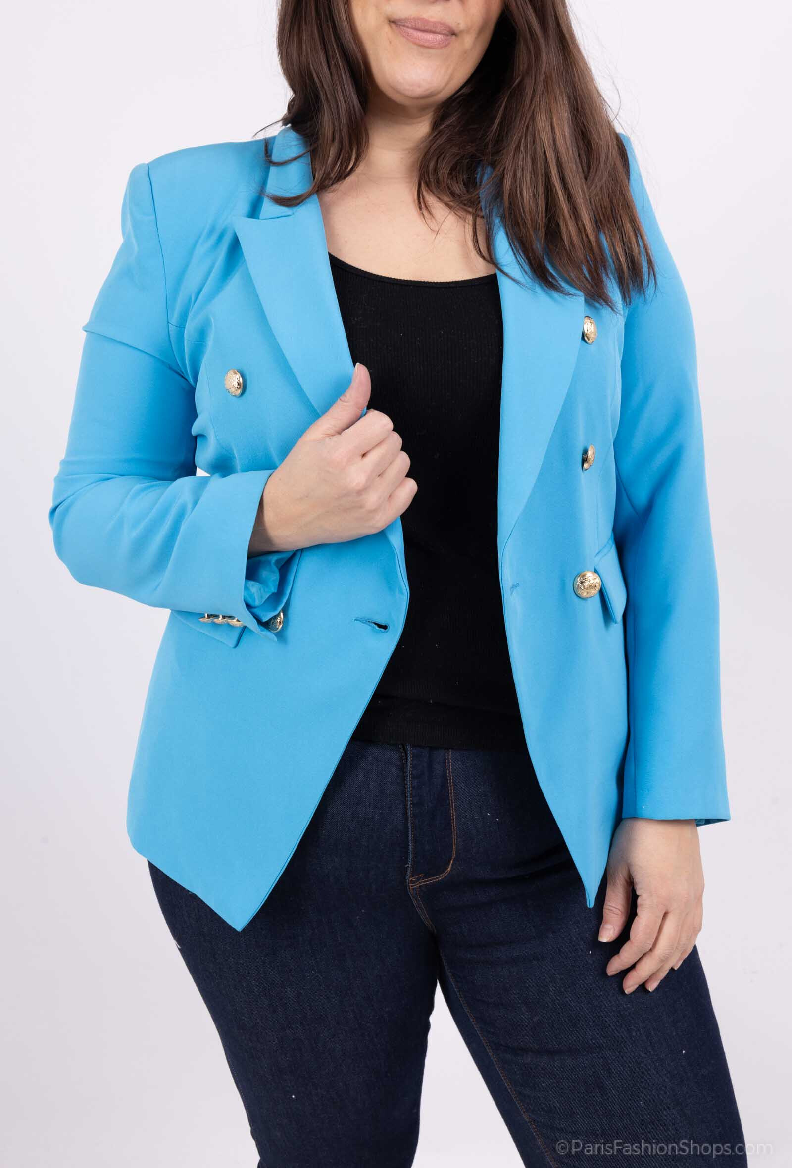 Grossista Amy&Clo - Blazer taglie forti con due bottoni