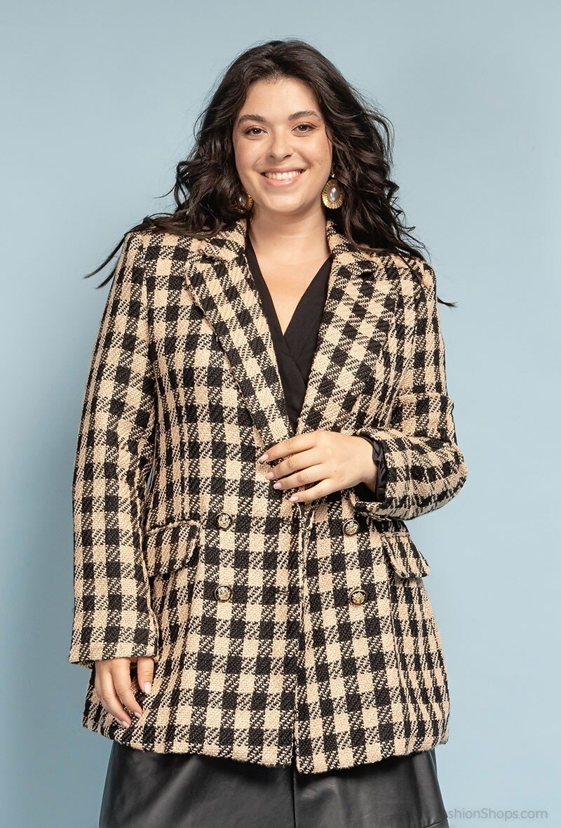 Grossiste Amy&Clo - Veste en tweed