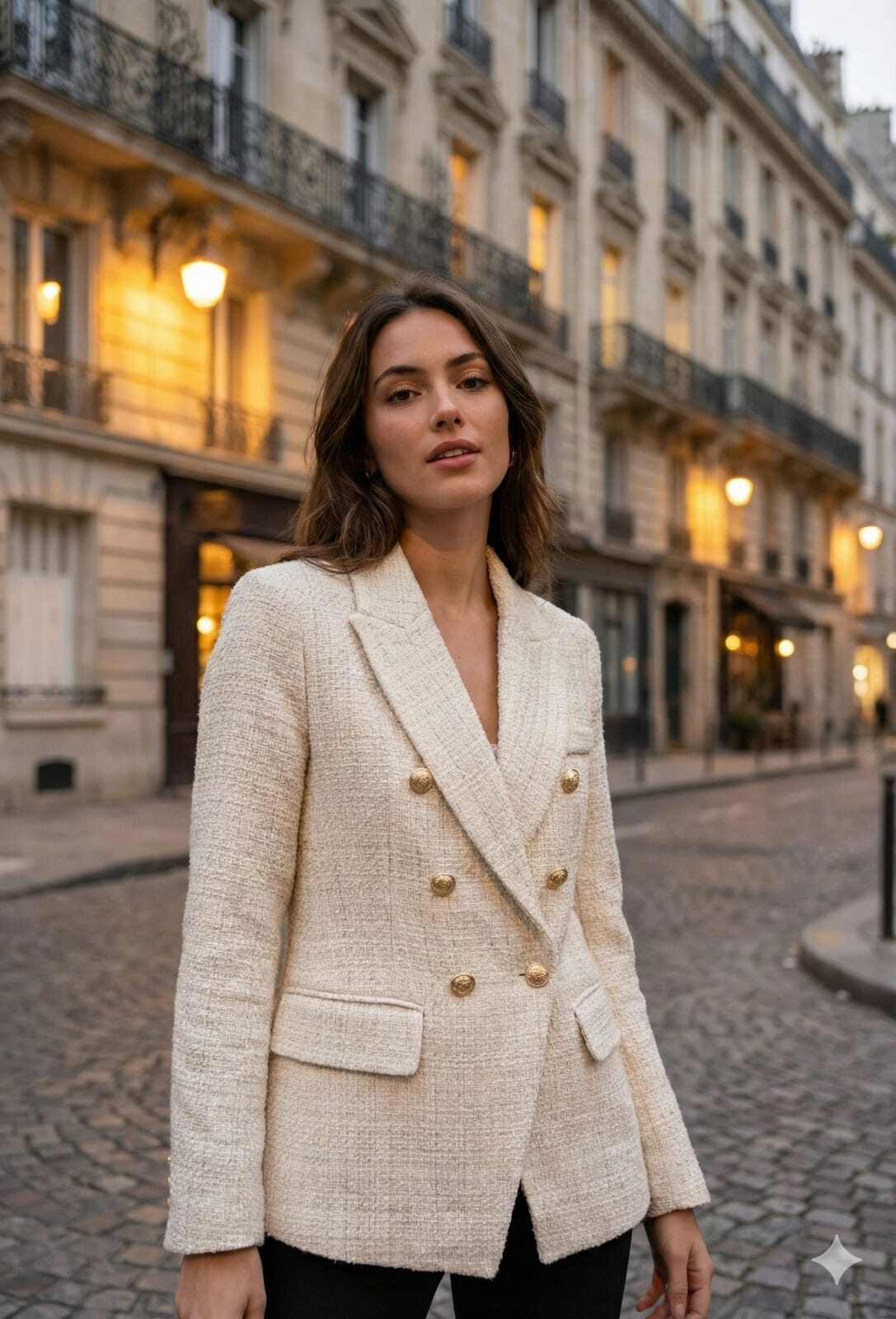 Grossiste Amy&Clo - Veste en tweed