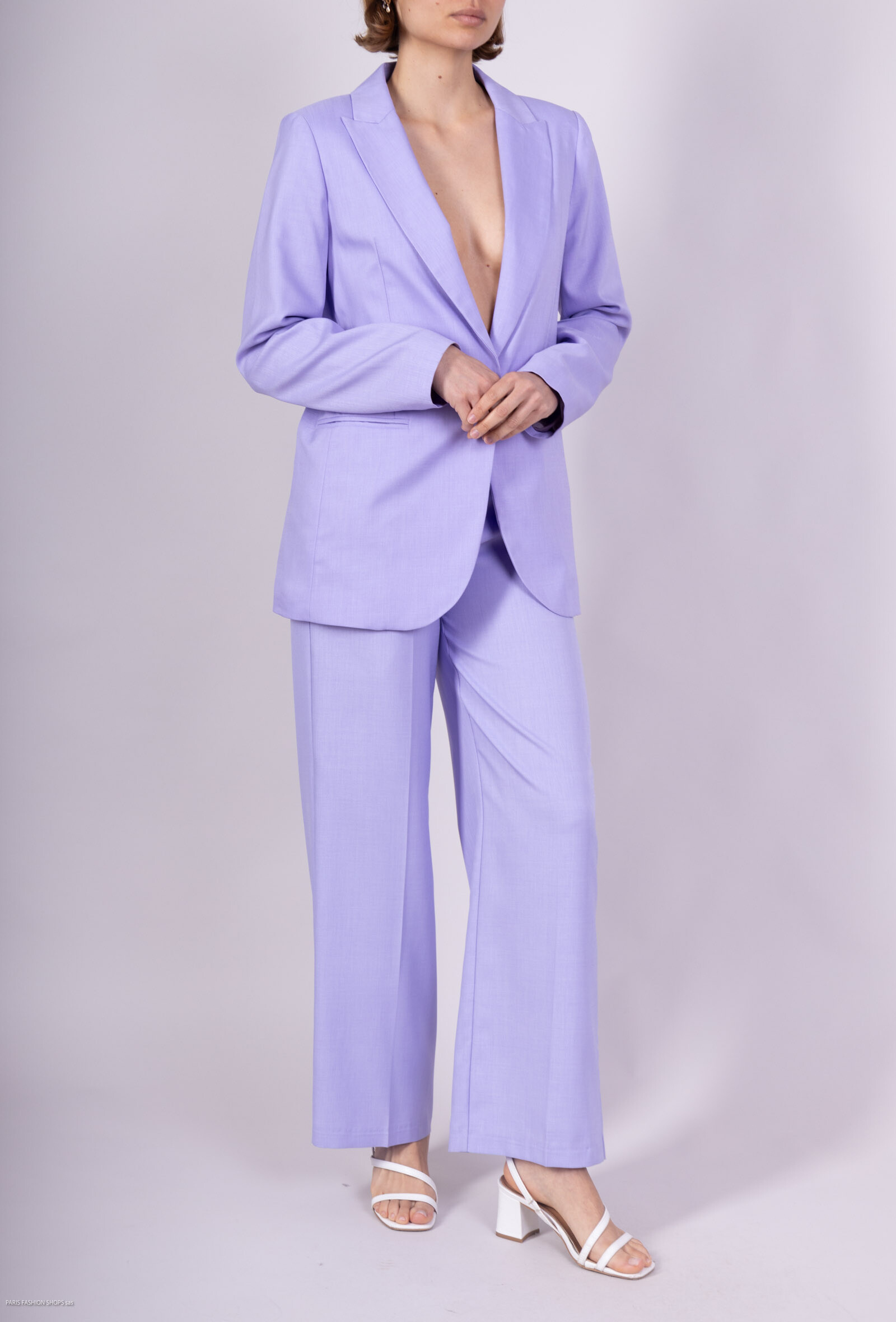 Grossiste Amy&Clo - Ensemble blazer et pantalon coloré
