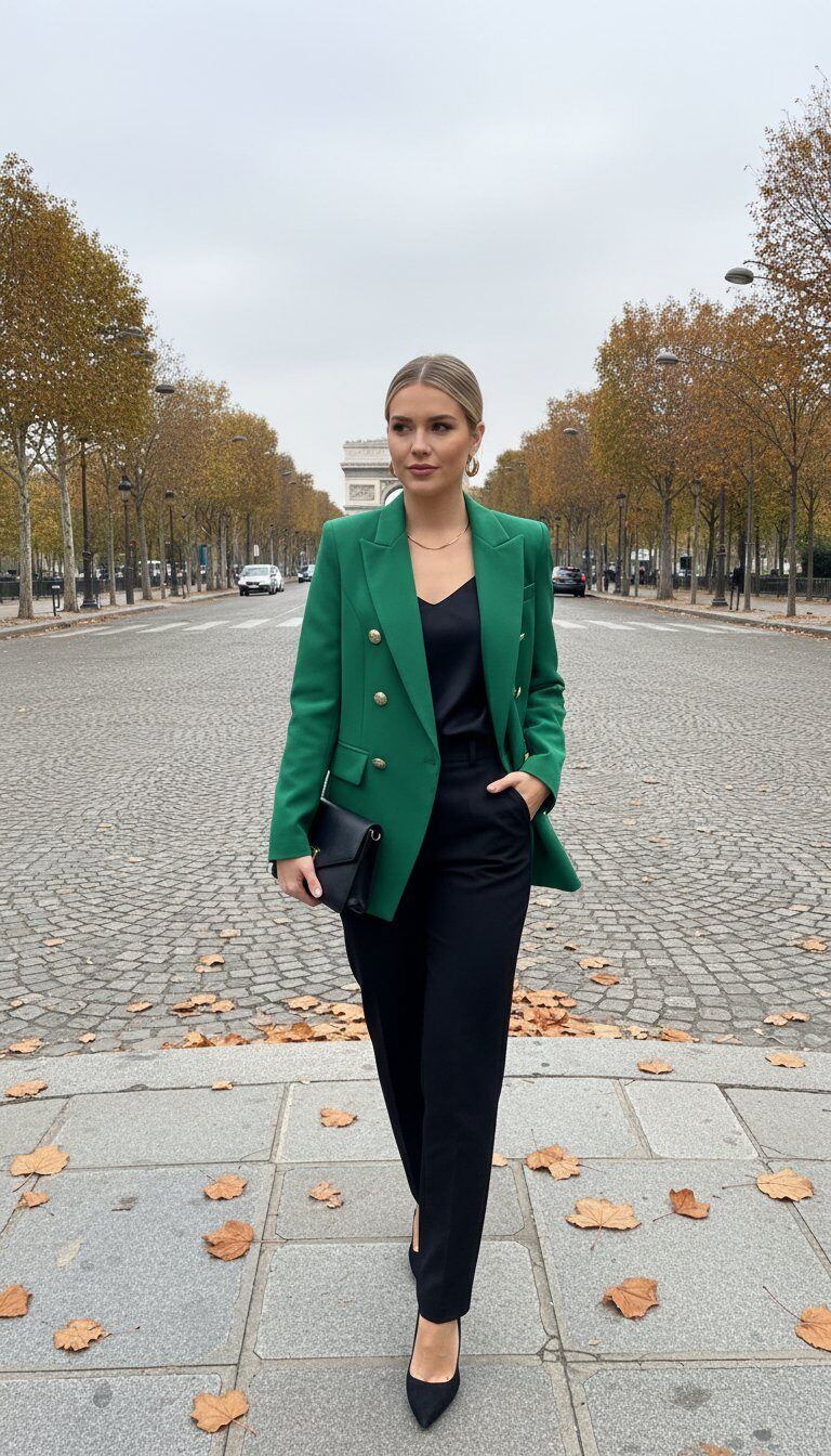 Grossiste Amy&Clo - Blazer Slim Fit Boutonnage Doré