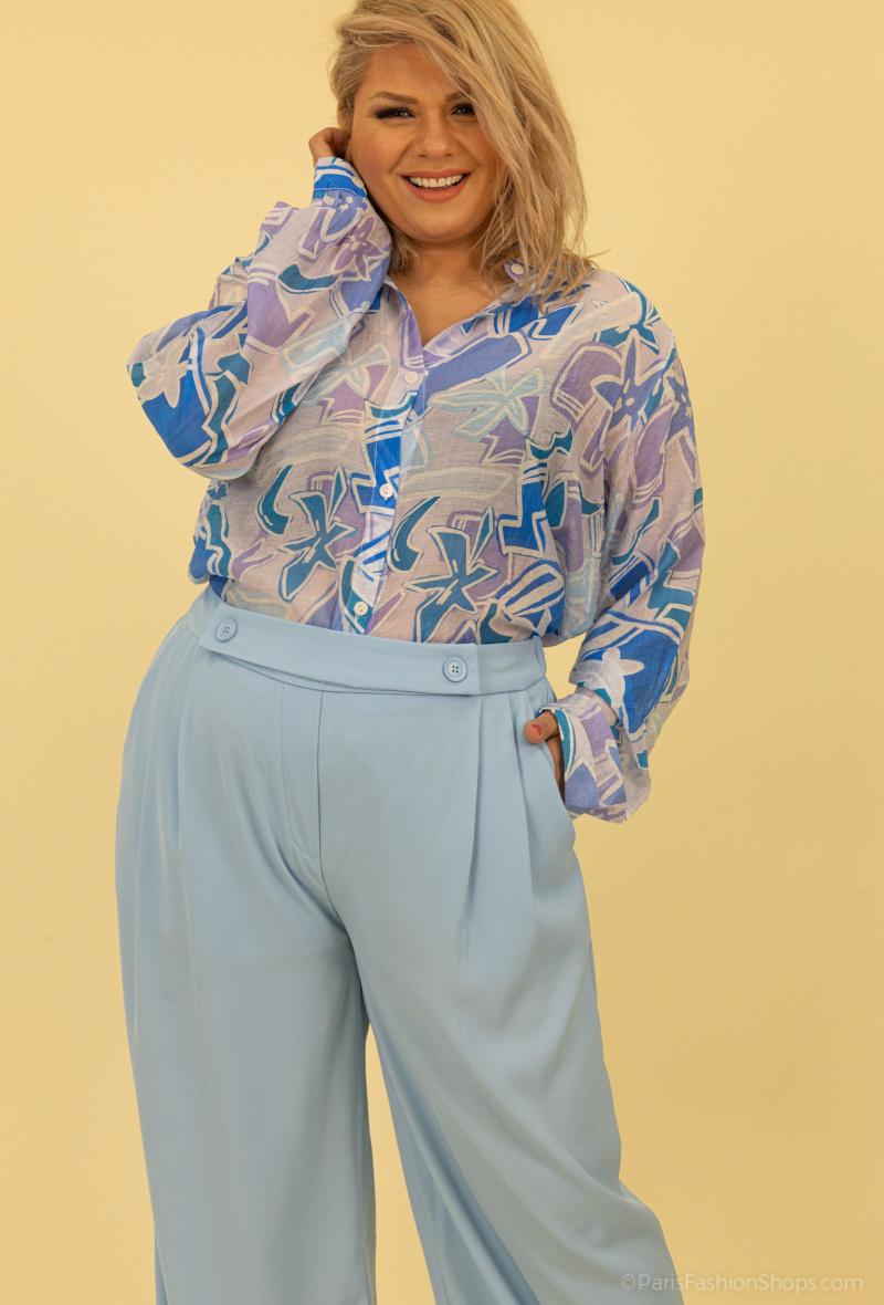 Grossiste Amy&Clo - Chemise imprimée en viscose