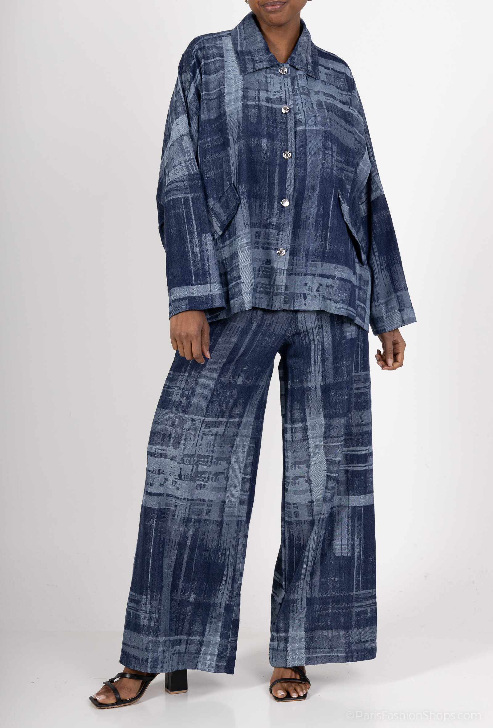 Grossista Amy&Clo - Camicia di jeans oversize