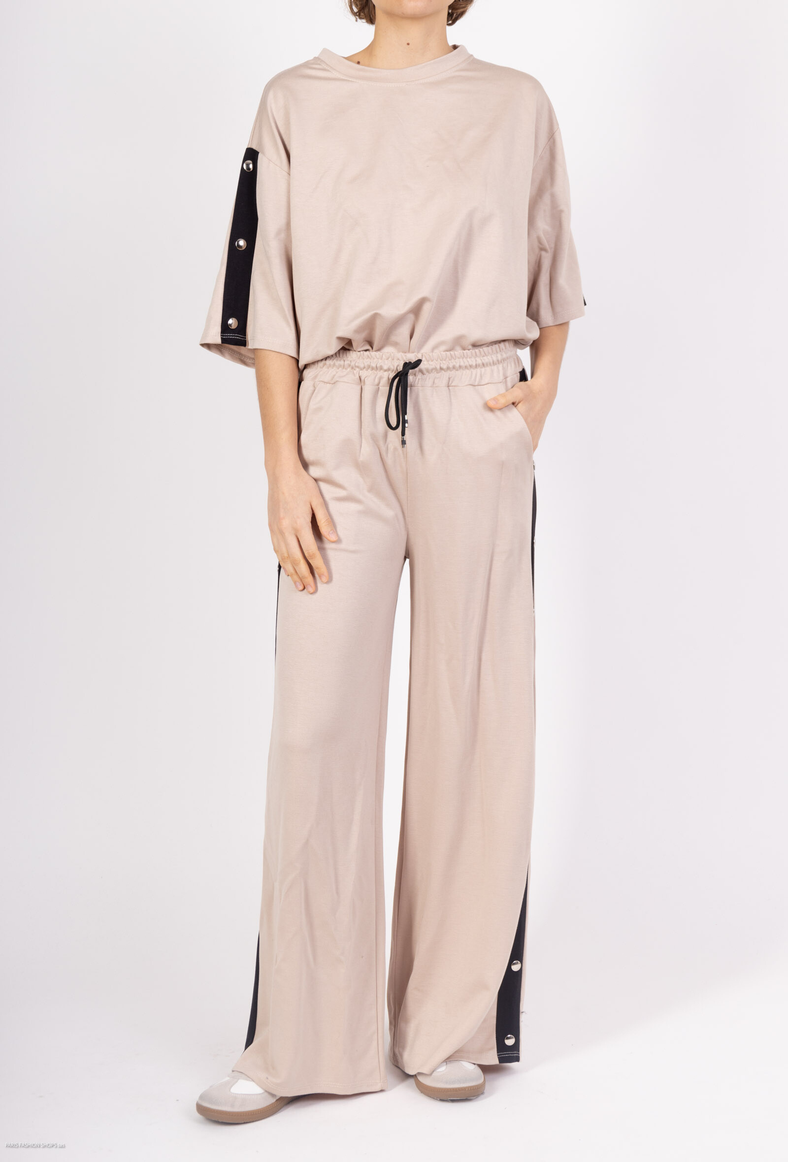 Wholesaler Amy&Clo - T-shirt and wide pants set
