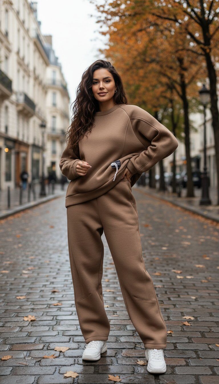 Wholesaler Amy&Clo - 2-Piece Cotton Fleece Set