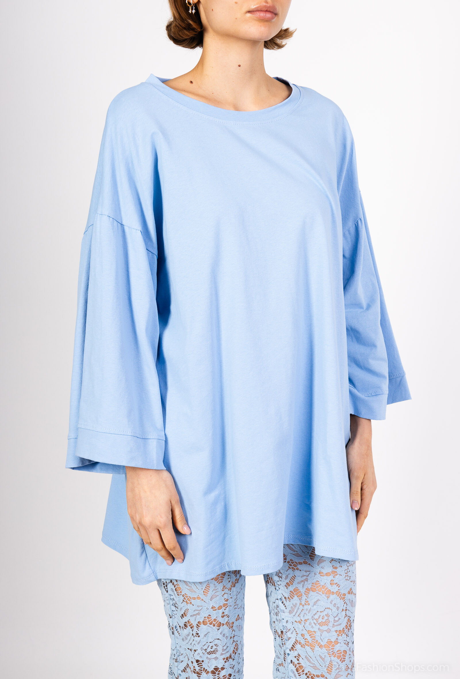 Wholesaler Amy&Clo - Oversize t-shirt and lace pants