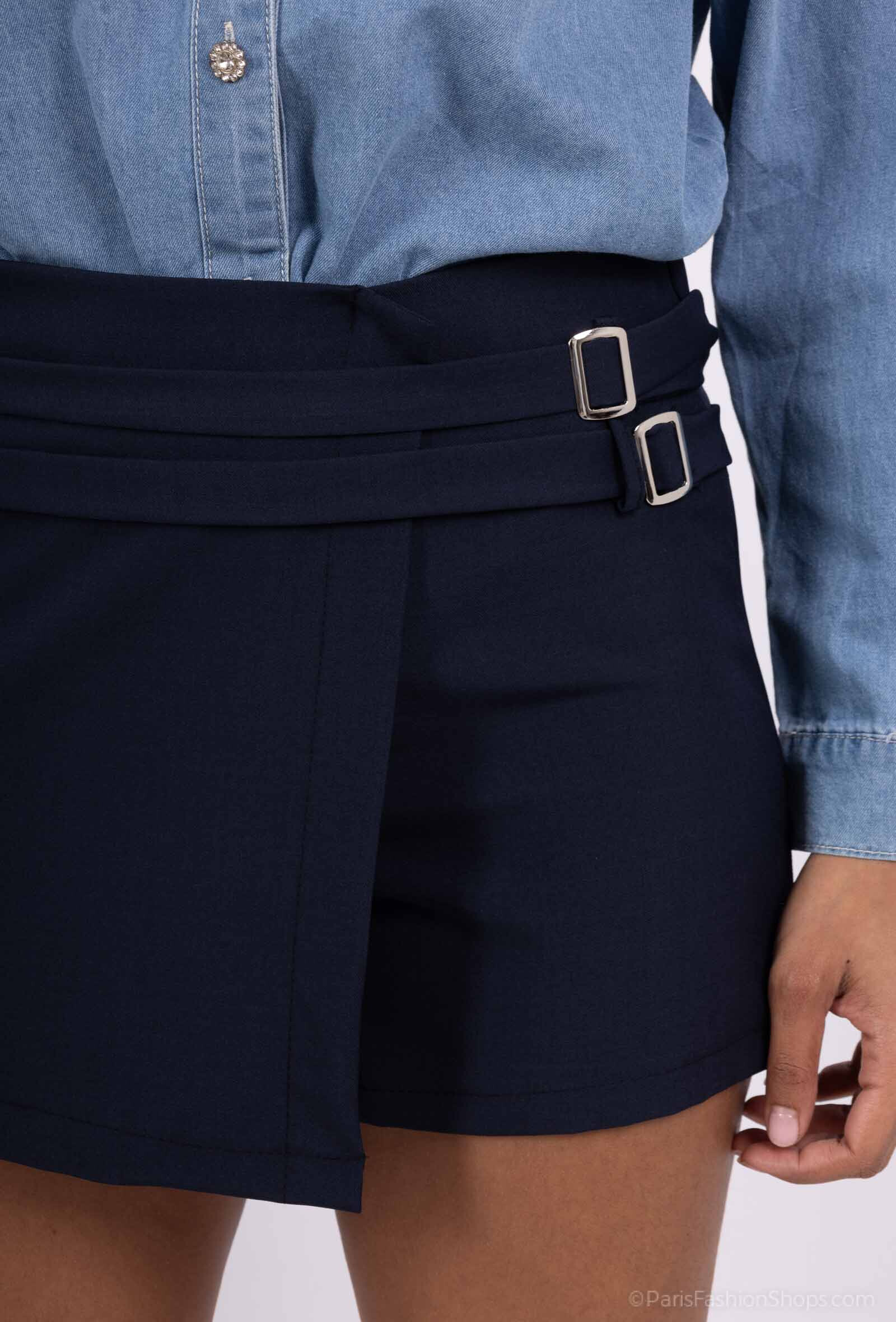 Großhändler Amy&Clo - Brieftaschenrock mit integrierten Shorts