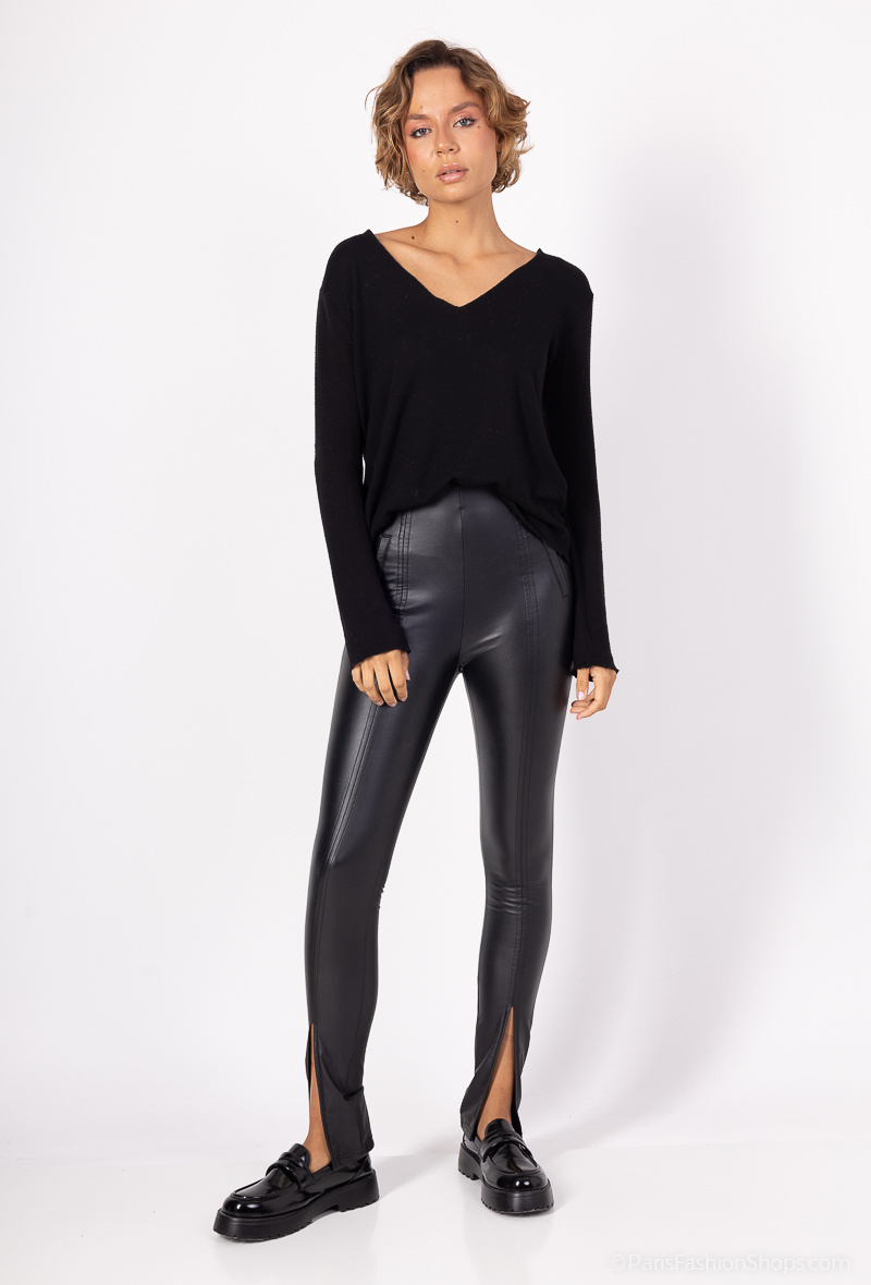 Grossiste Amy&Clo - Legging en similicuir