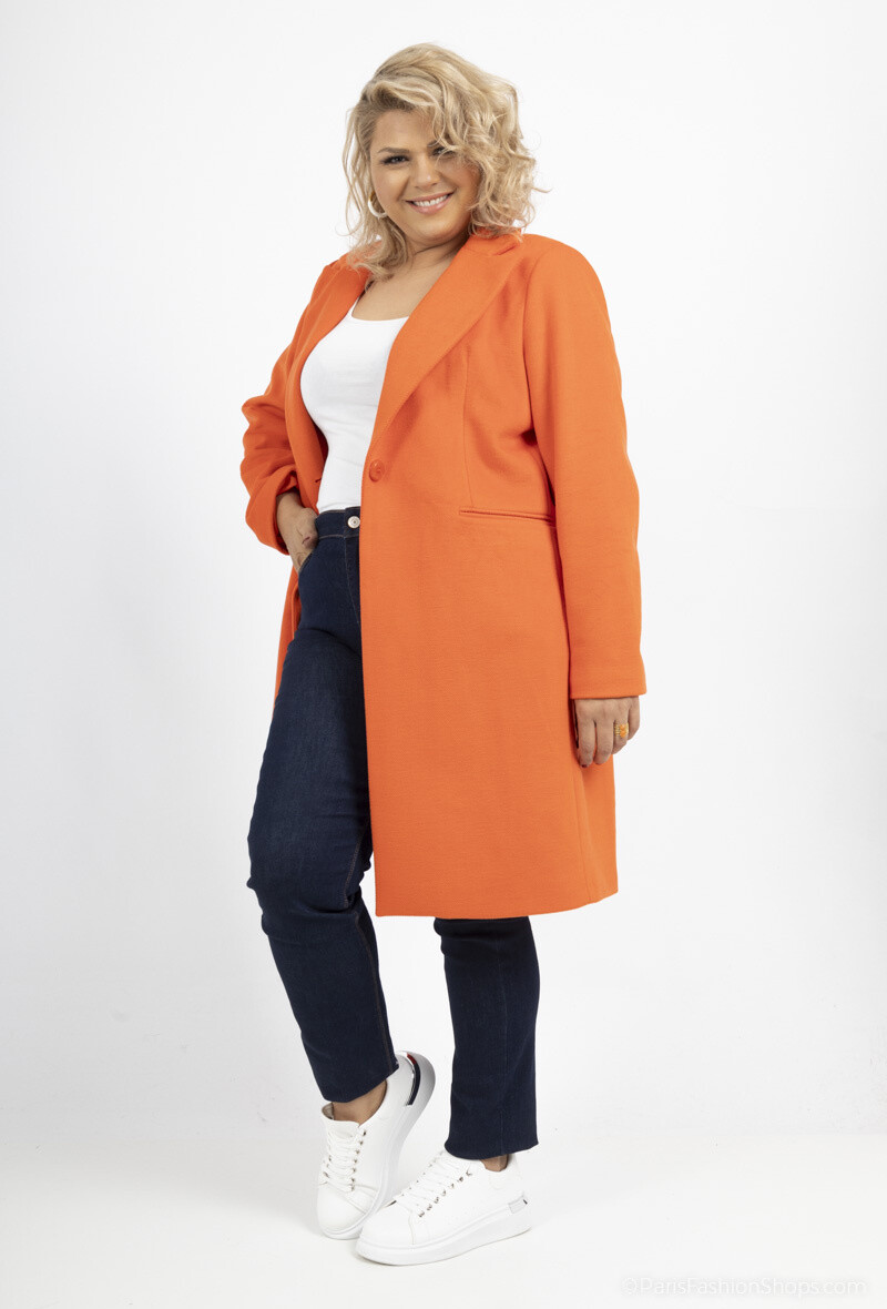 Grossiste Amy&Clo - PLUS SIZE Manteau ajusté en tissu premium qualité