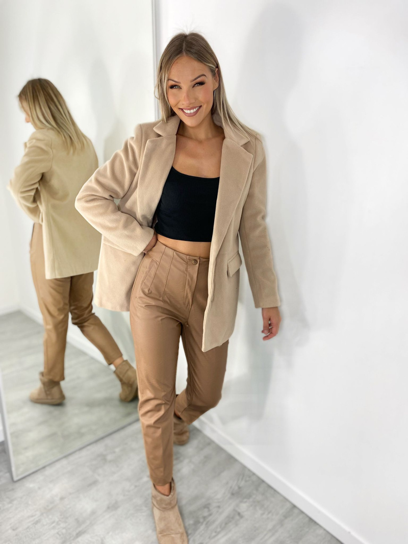 Wholesaler Amy&Clo - False-leather pants