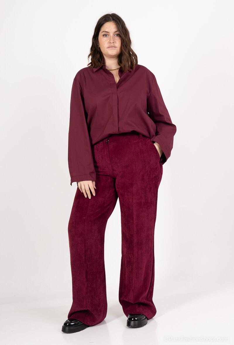 Wholesaler Amy&Clo - Plus size Corduroy pants