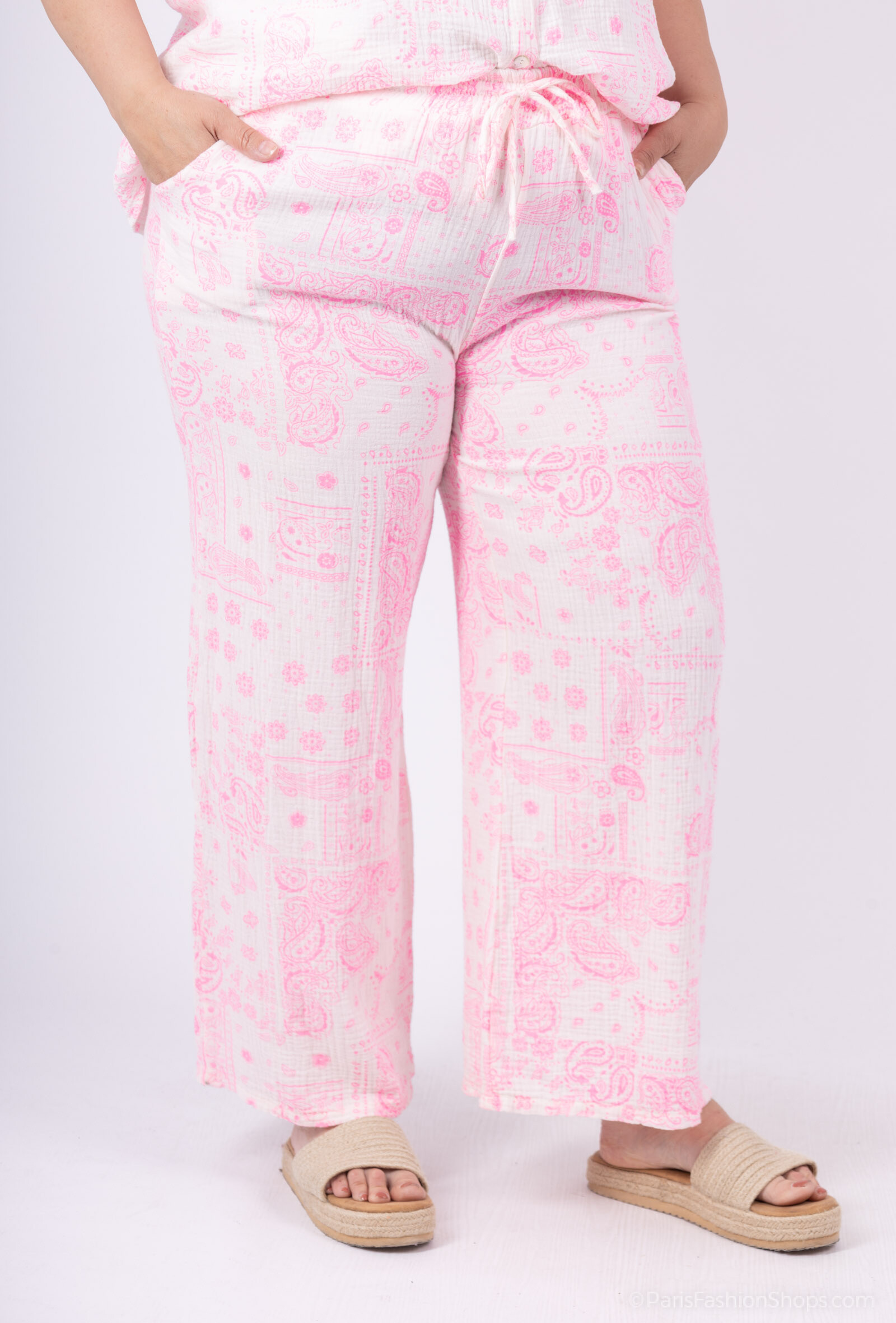 Grossista Amy&Clo - Pantaloni bandana più dimensionali