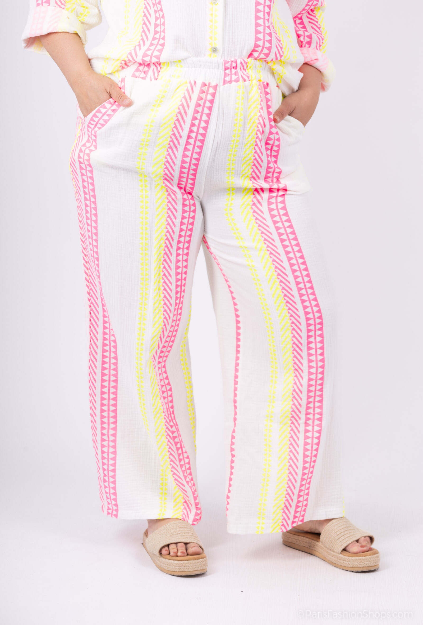 Grossista Amy&Clo - Altri pantaloni boho di cotone
