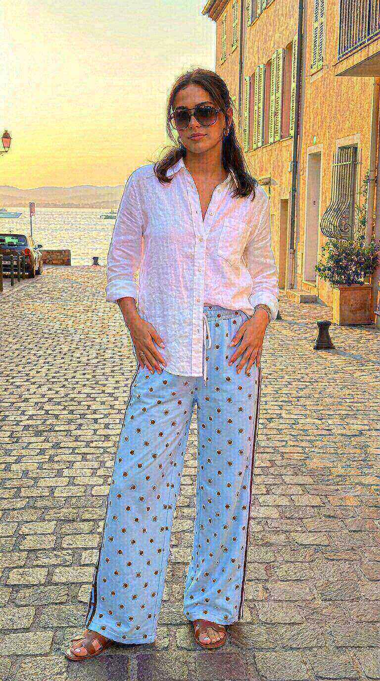 Mayorista Amy&Clo - Pantalones con estampado de lunares