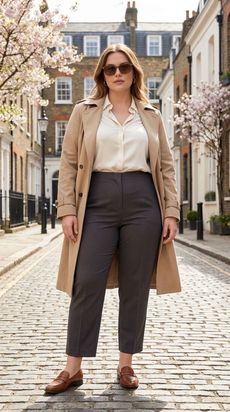 Wholesaler Amy&Clo - PLUS SIZE - Elegant Trousers