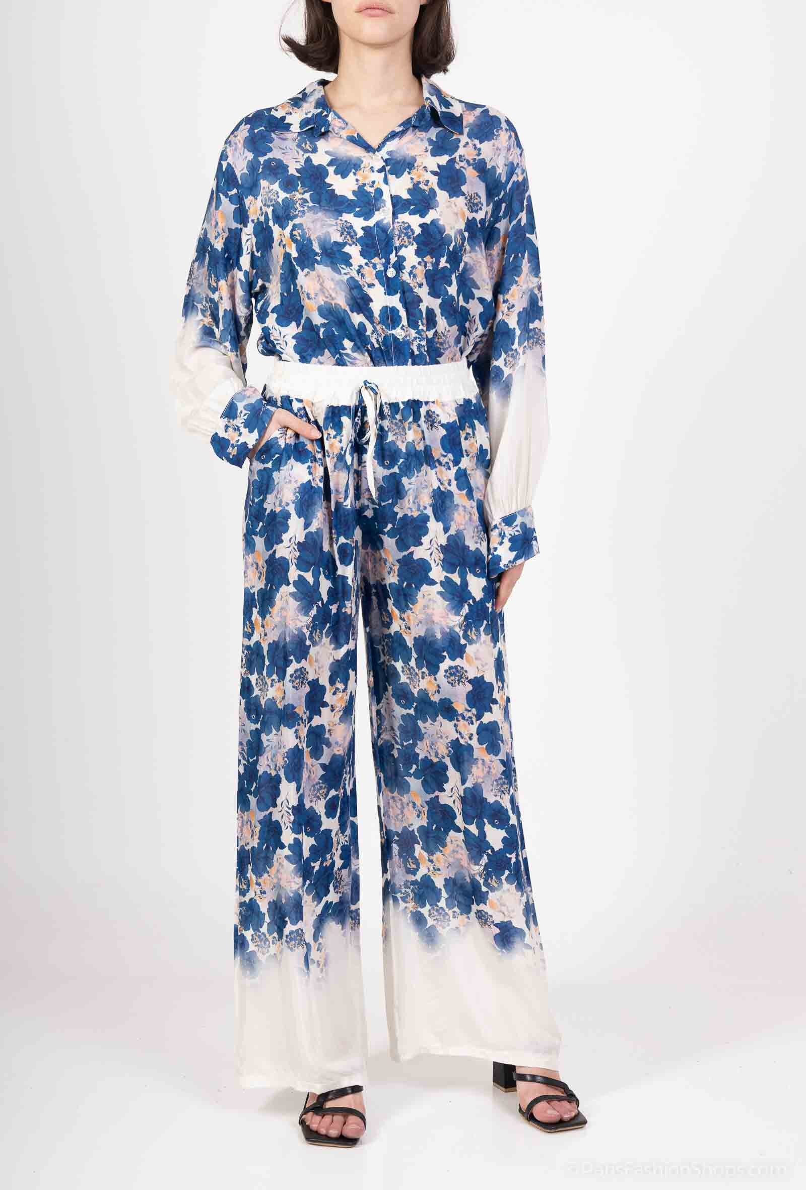 Wholesaler Amy&Clo - Elastic tencel printed pants