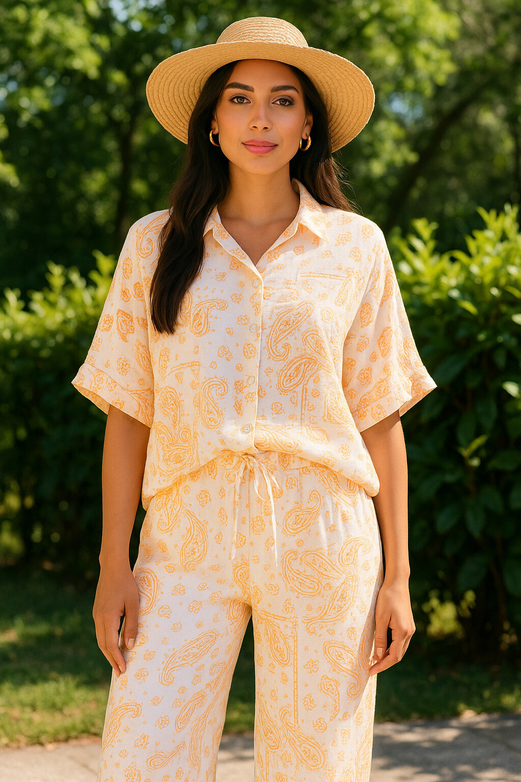 Wholesaler Amy&Clo - Bandana print pants
