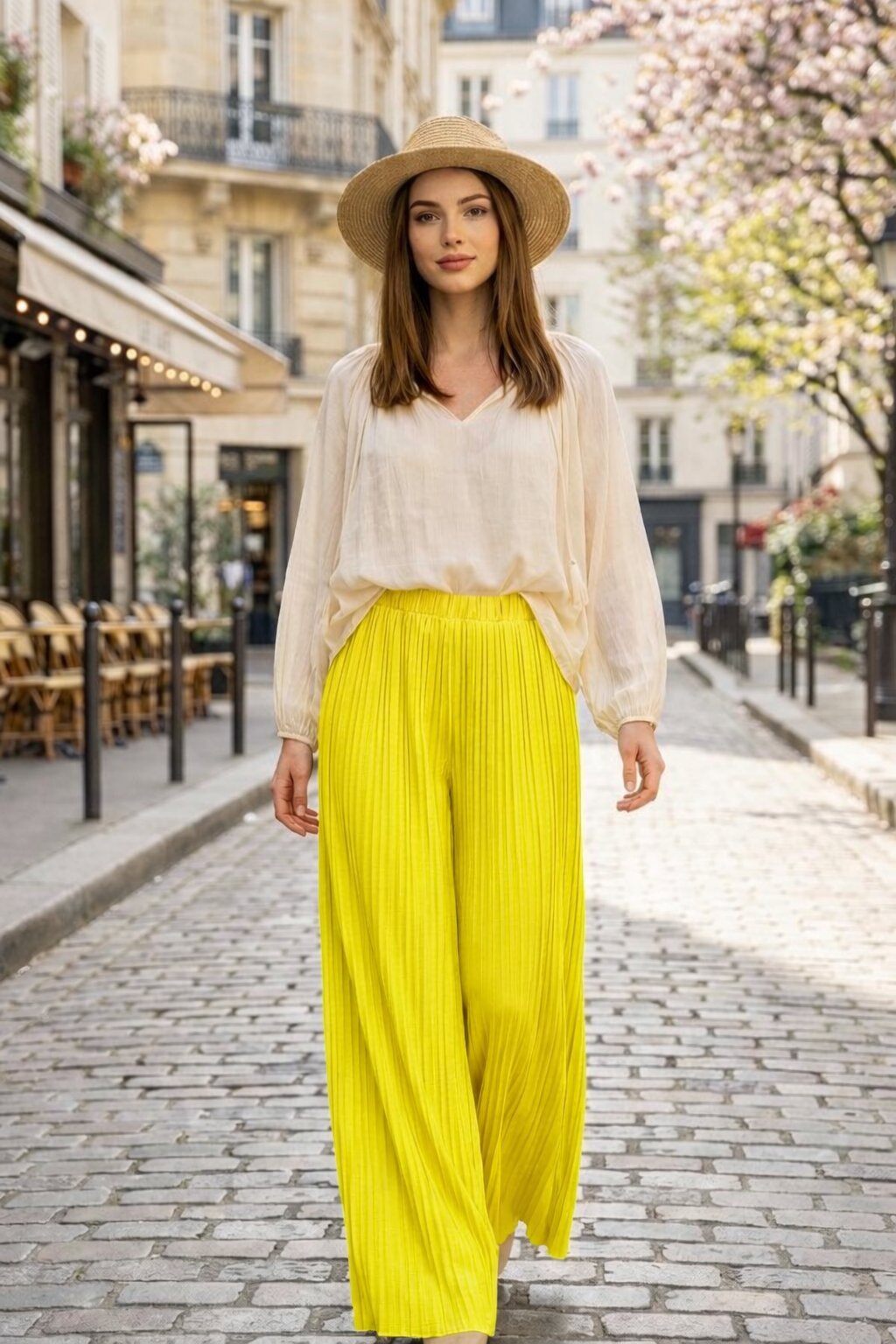 Wholesaler Amy&Clo - Magical Pleated Pants