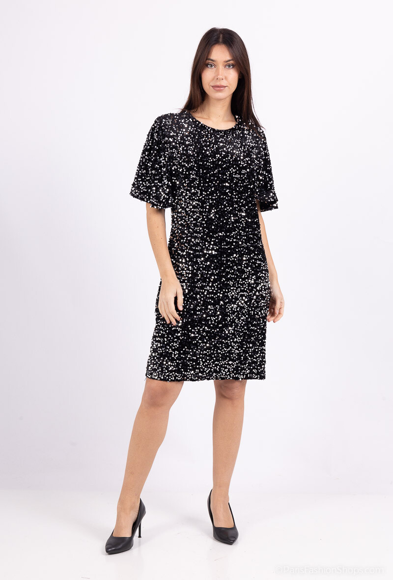 Wholesaler Amy&Clo - Elegant dress lined in viscose, one size