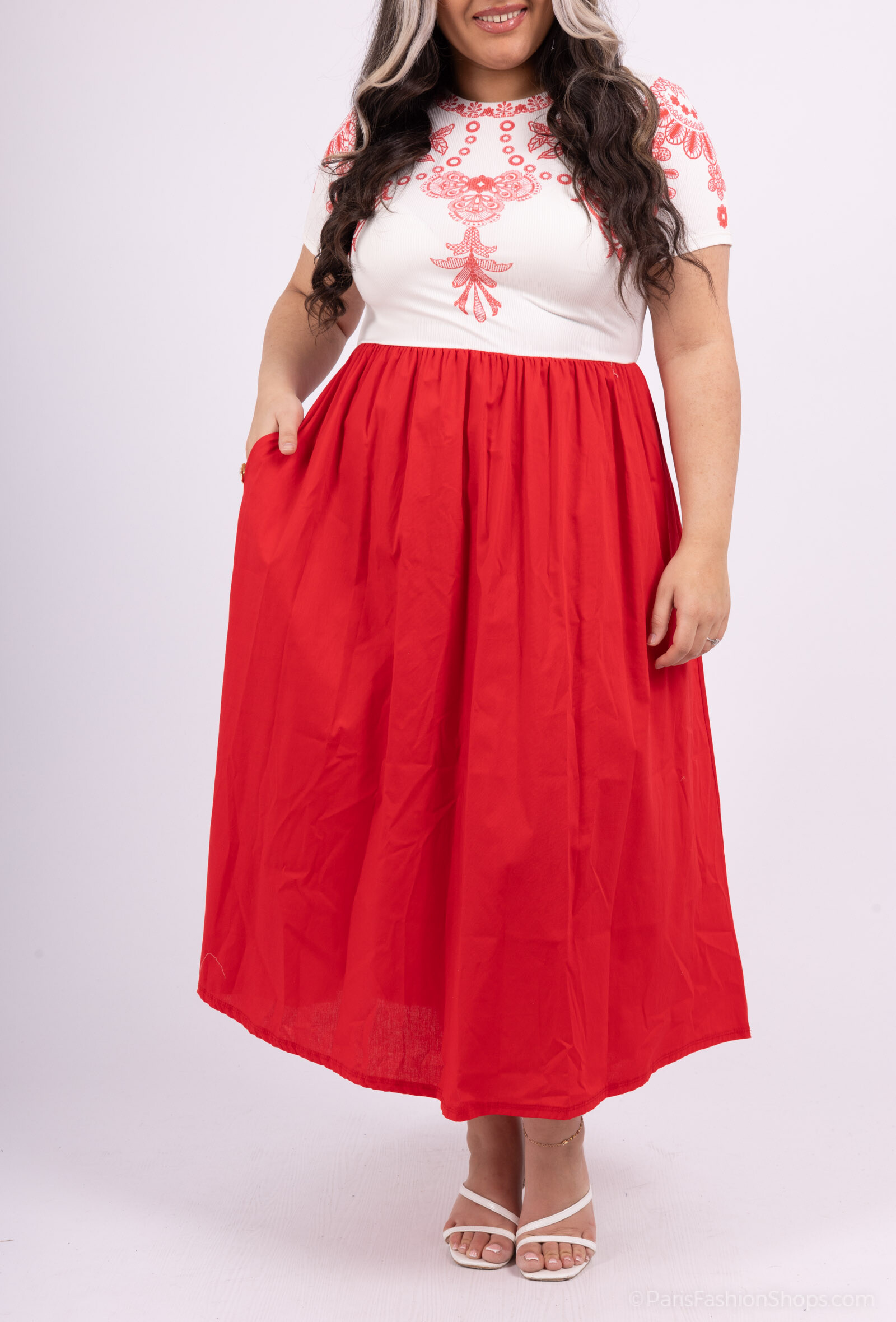 Wholesaler Amy&Clo - More semi-long two-length dress