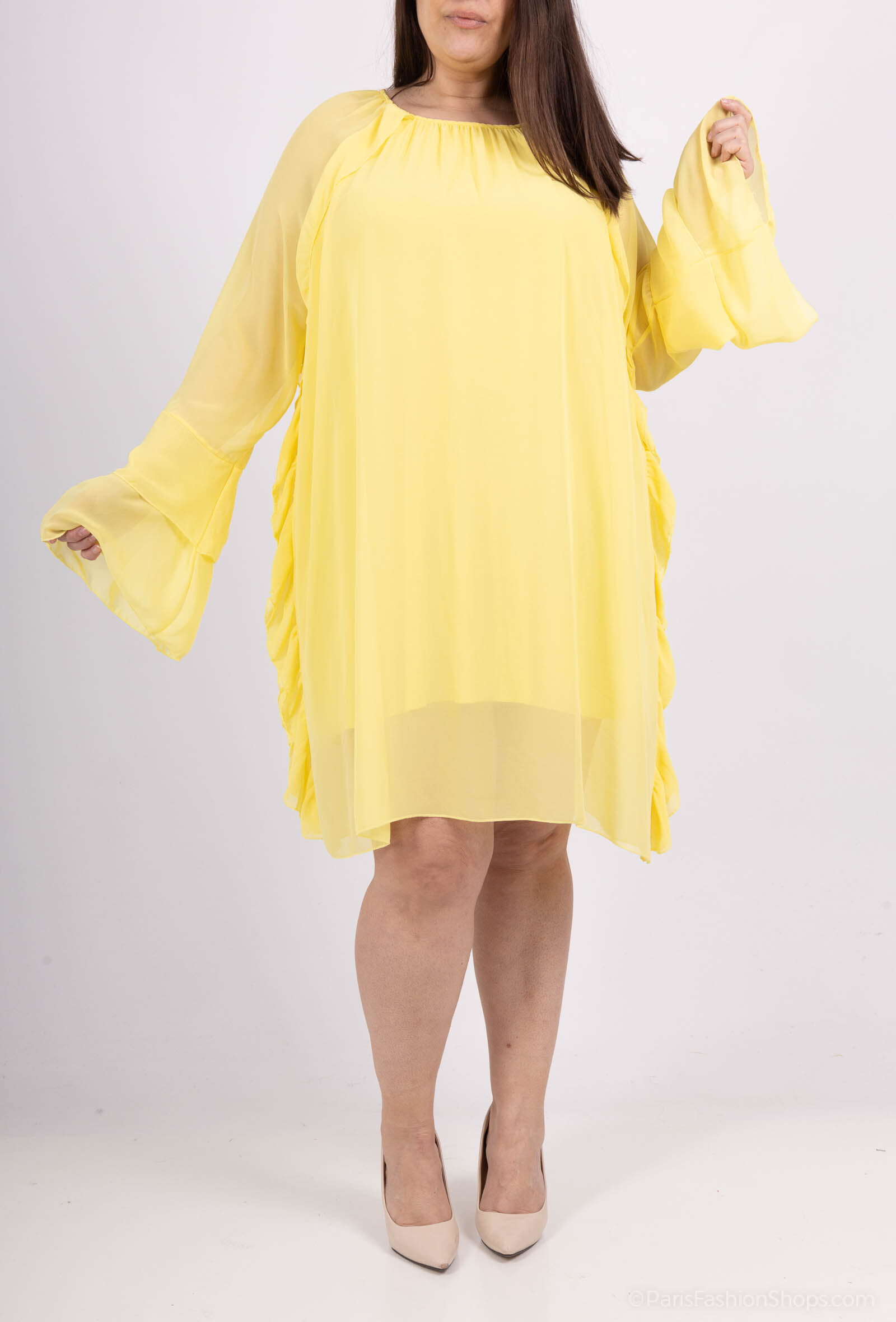 Wholesaler Amy&Clo - More Size Fluid Right Dress Right