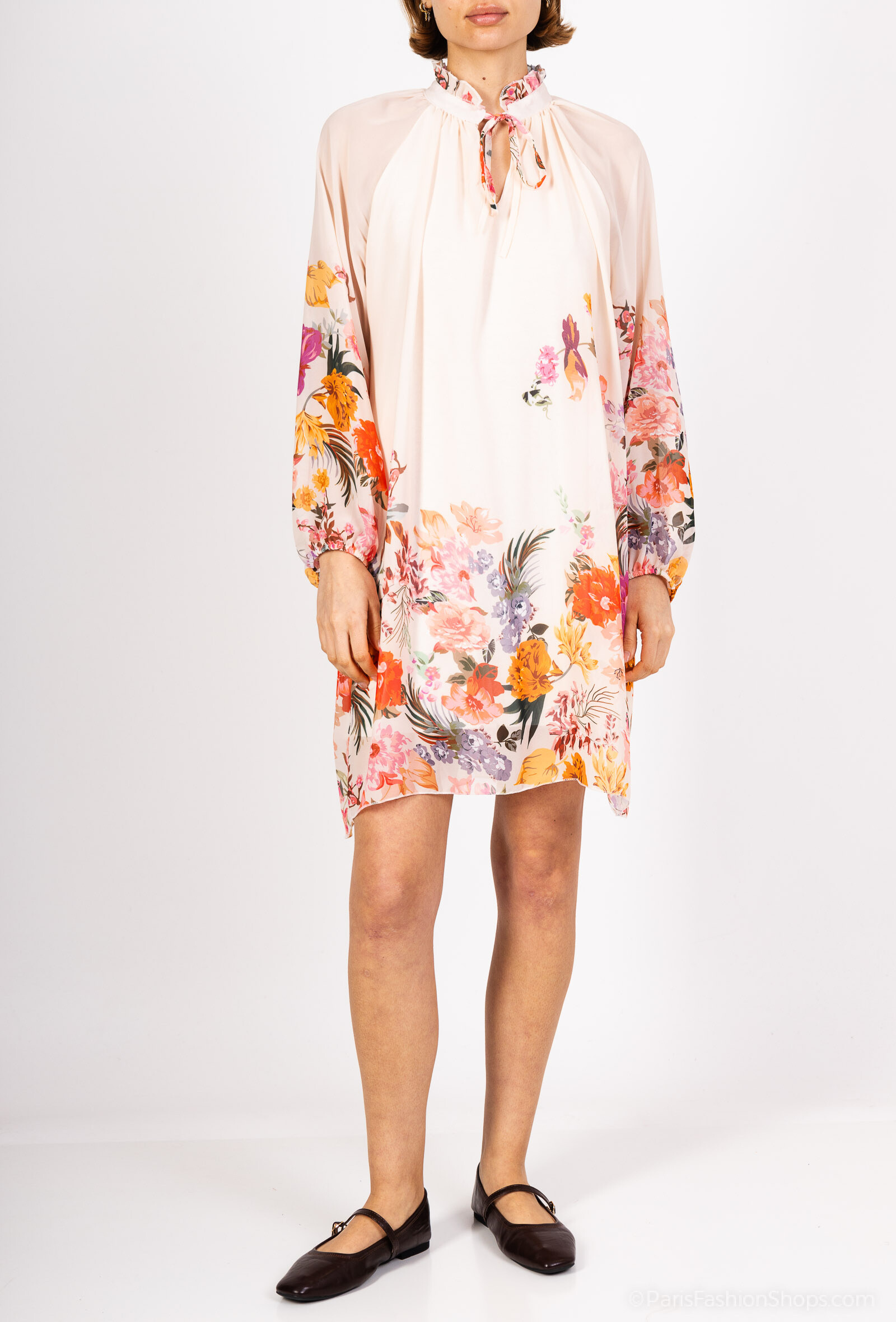 Wholesaler Amy&Clo - Fluid floral print dress