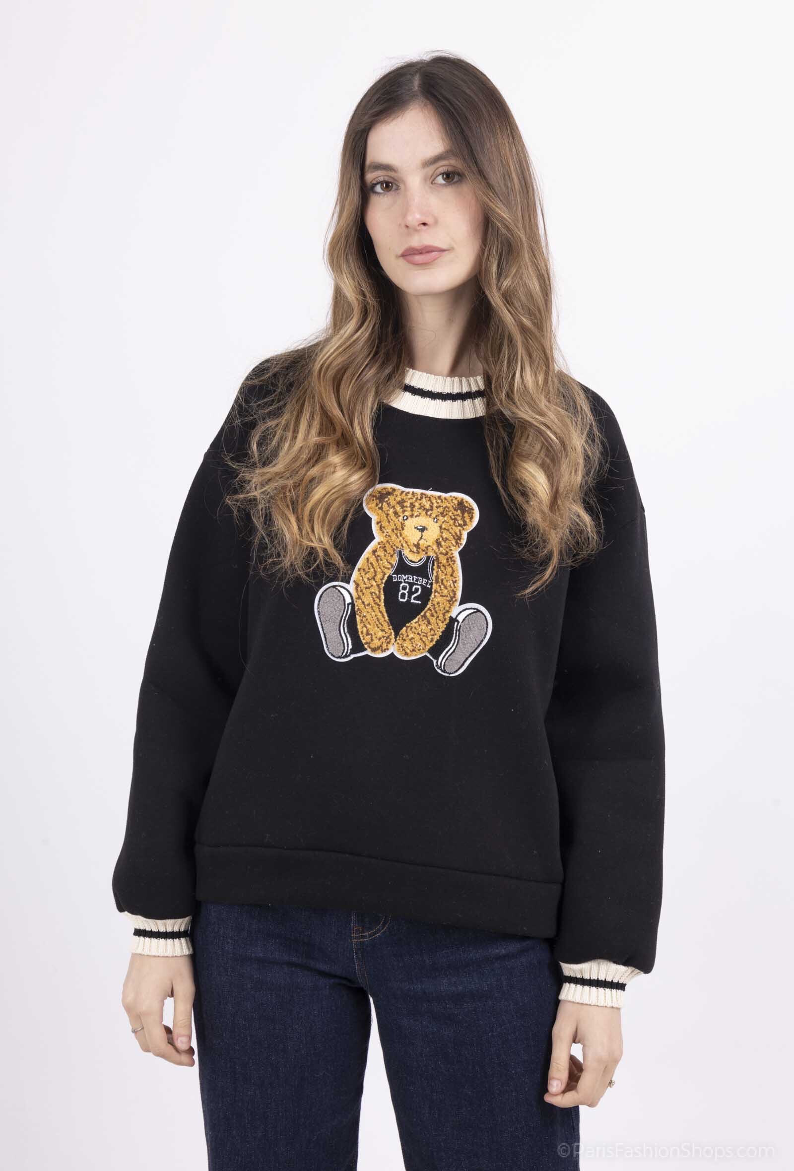Großhändler Amy&Clo - Gefüttertes Baumwoll-Sweatshirt, Einheitsgröße
