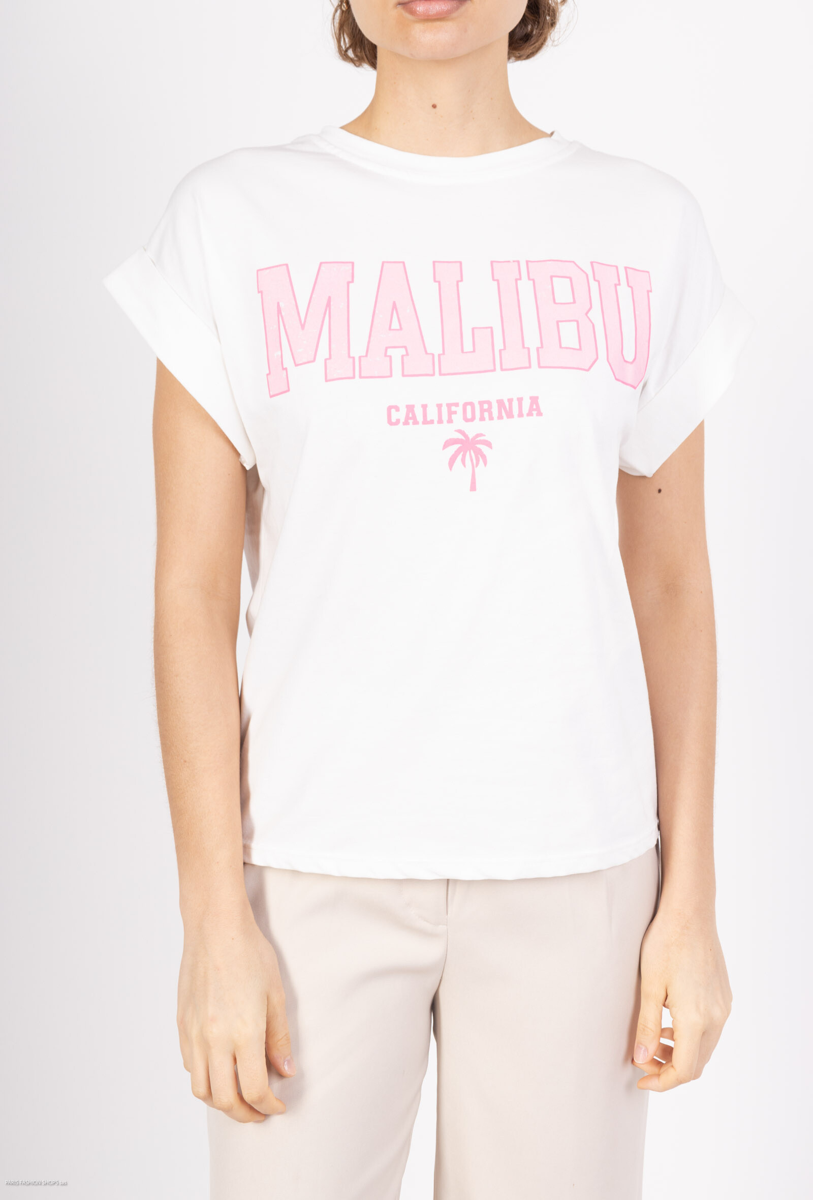 Wholesaler Amy&Clo - Malibu printed t-shirt