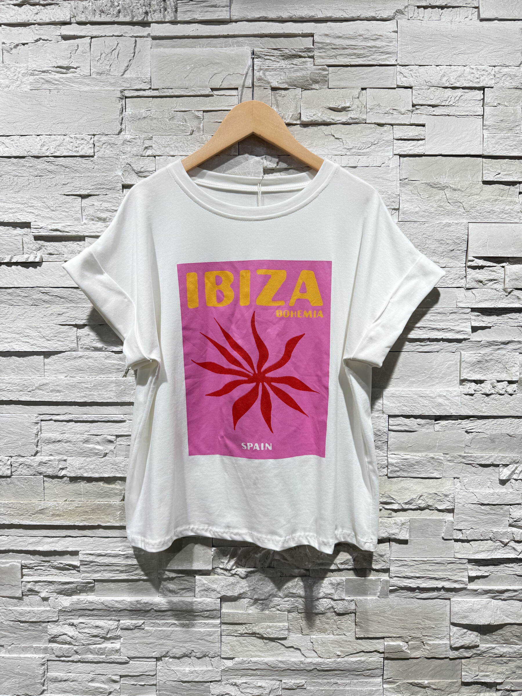 Grossiste Amy&Clo - T-shirt Ibiza décontracté