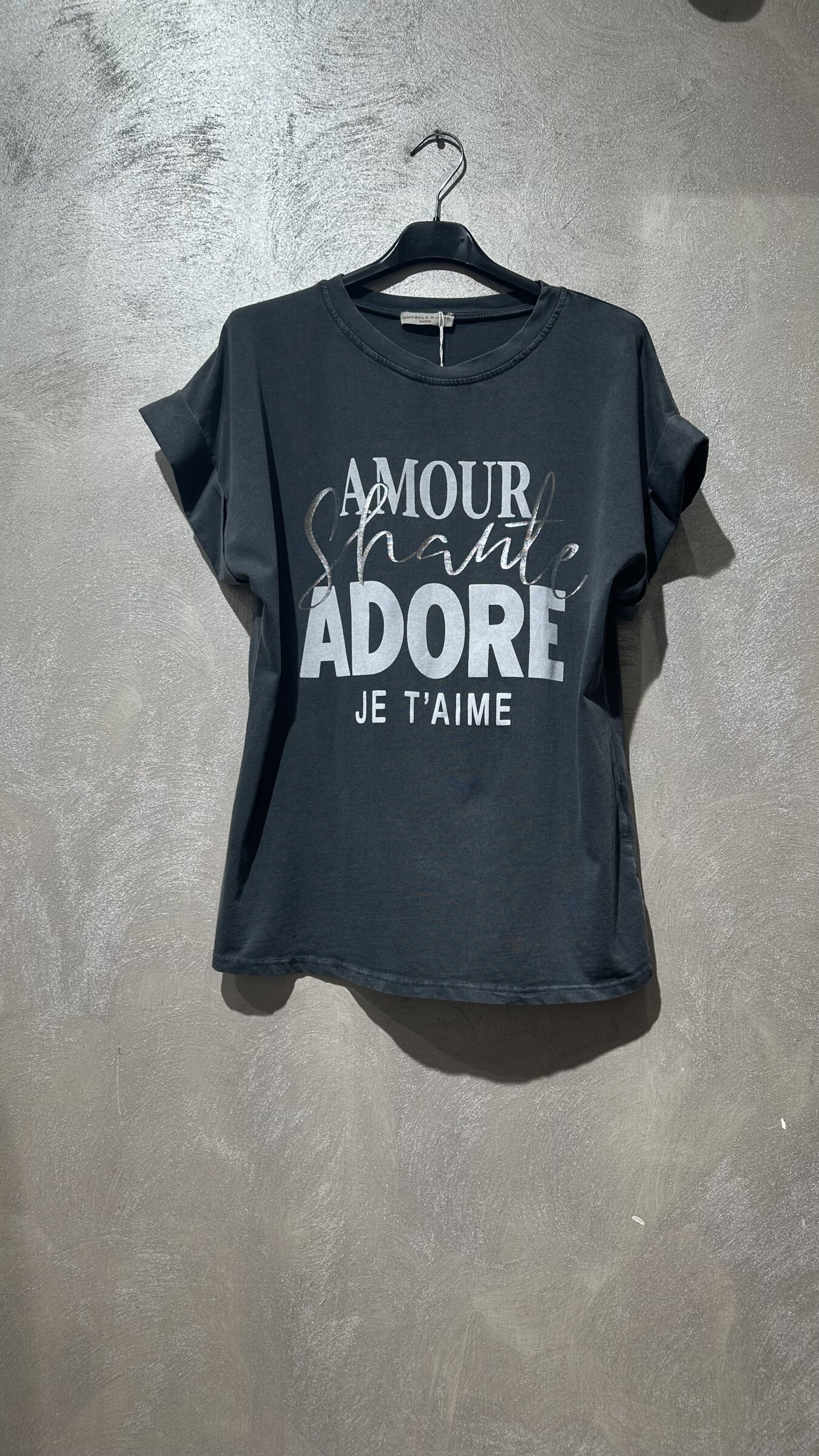 Mayorista Amy&Clo - Camiseta AMOR ADORO TE QUIERO
