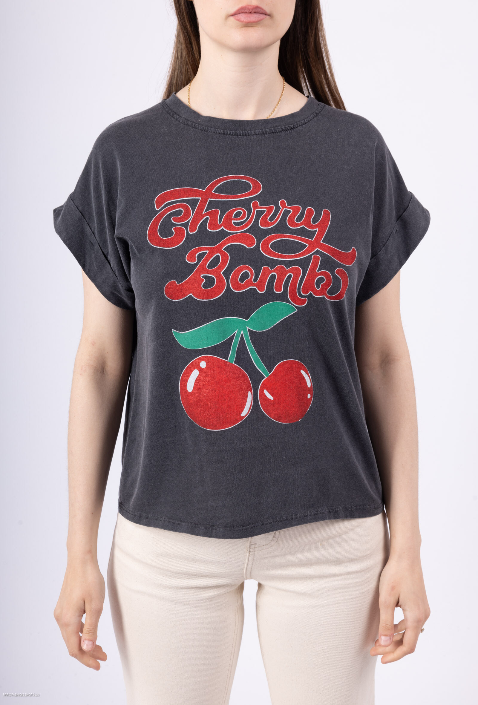 Grossiste Amy&Clo - T-shirt « Cherry Bloom »