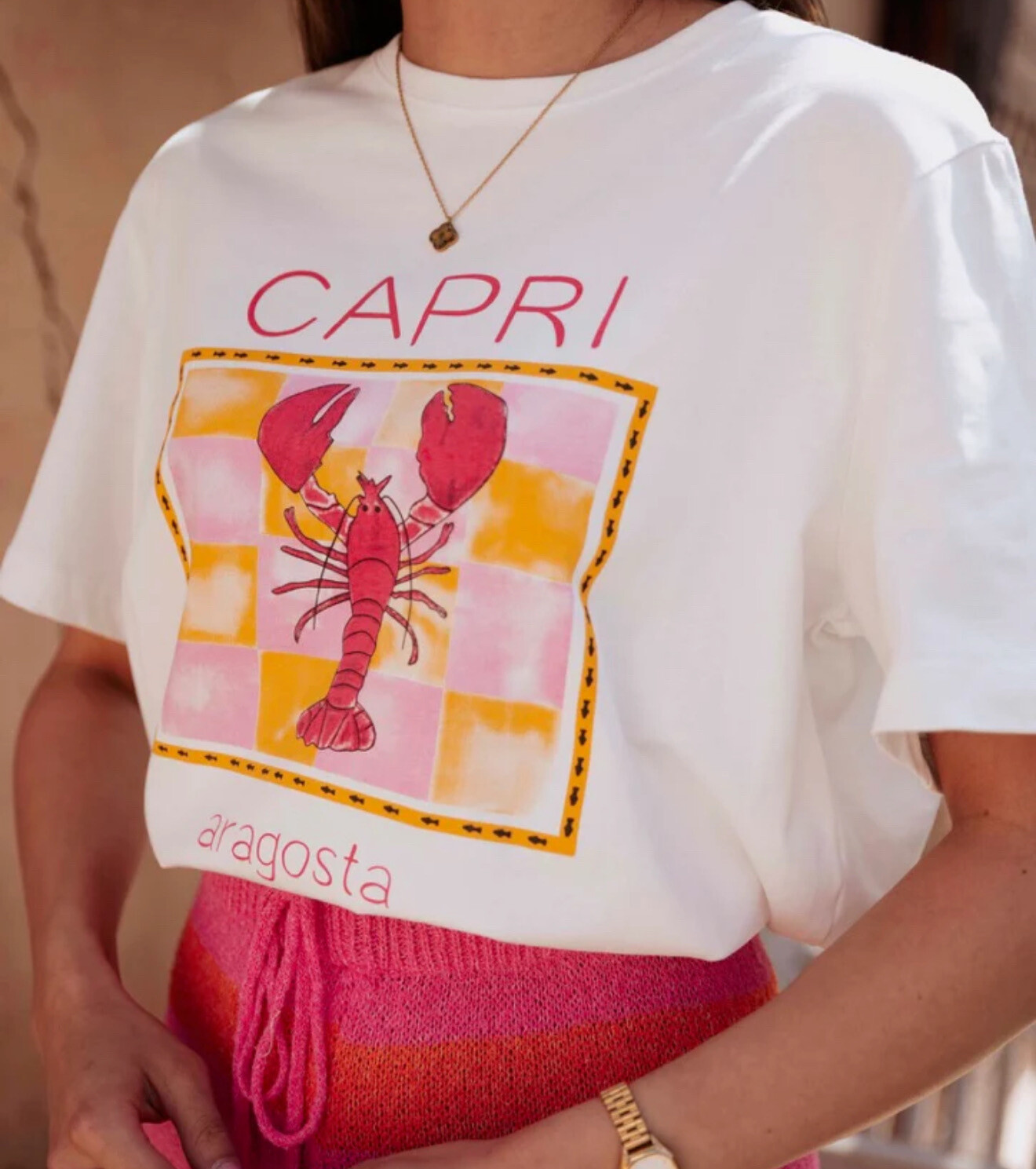 Großhändler Amy&Clo - Waschen Capri T-Shirt