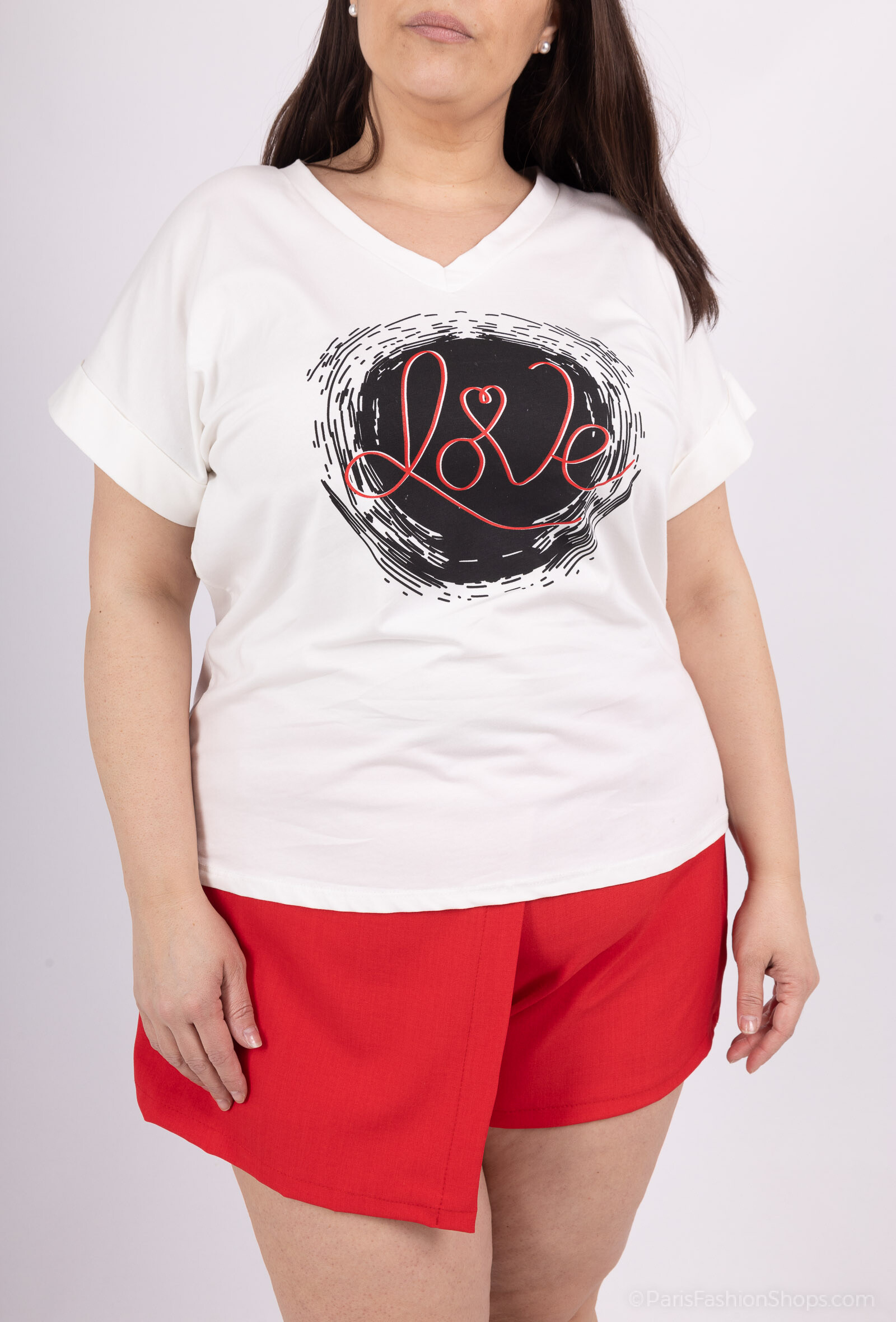 Wholesaler Amy&Clo - More size love t-shirt