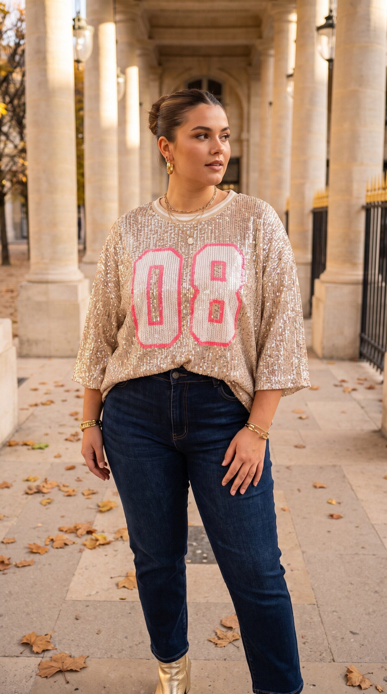 Wholesaler Amy&Clo - PLUS SIZE Sequin Top 08