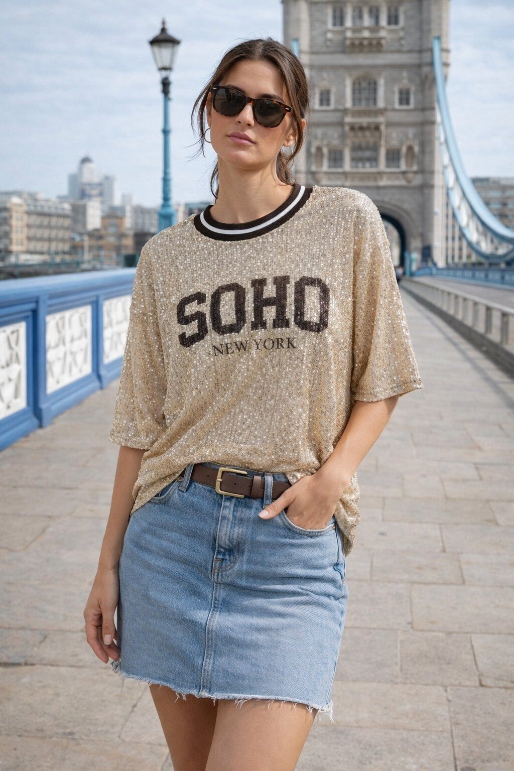 Grossiste Amy&Clo - Top sequins "SOHO"