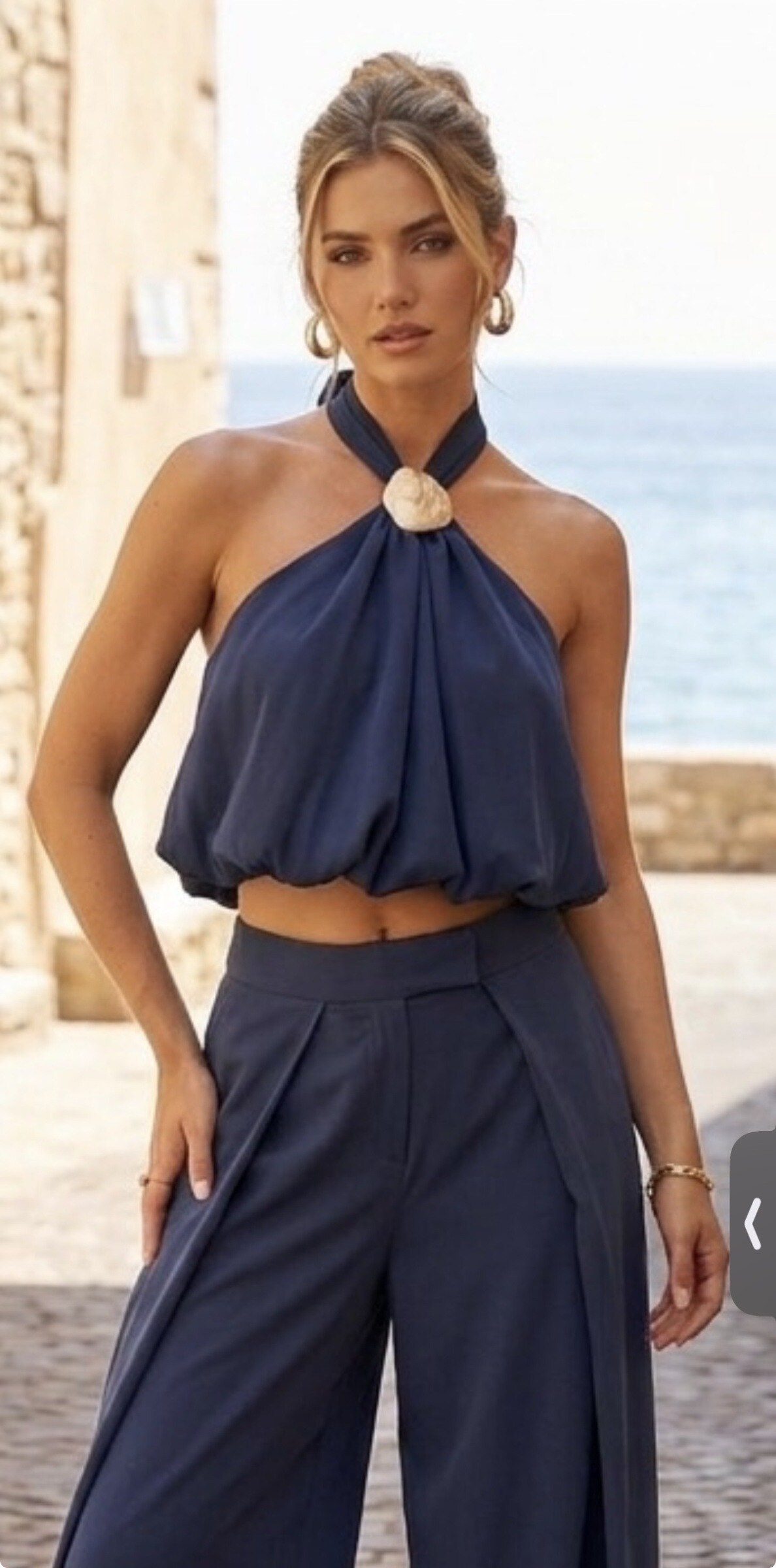 Mayorista Amy&Clo - Top con Cuello de Joya