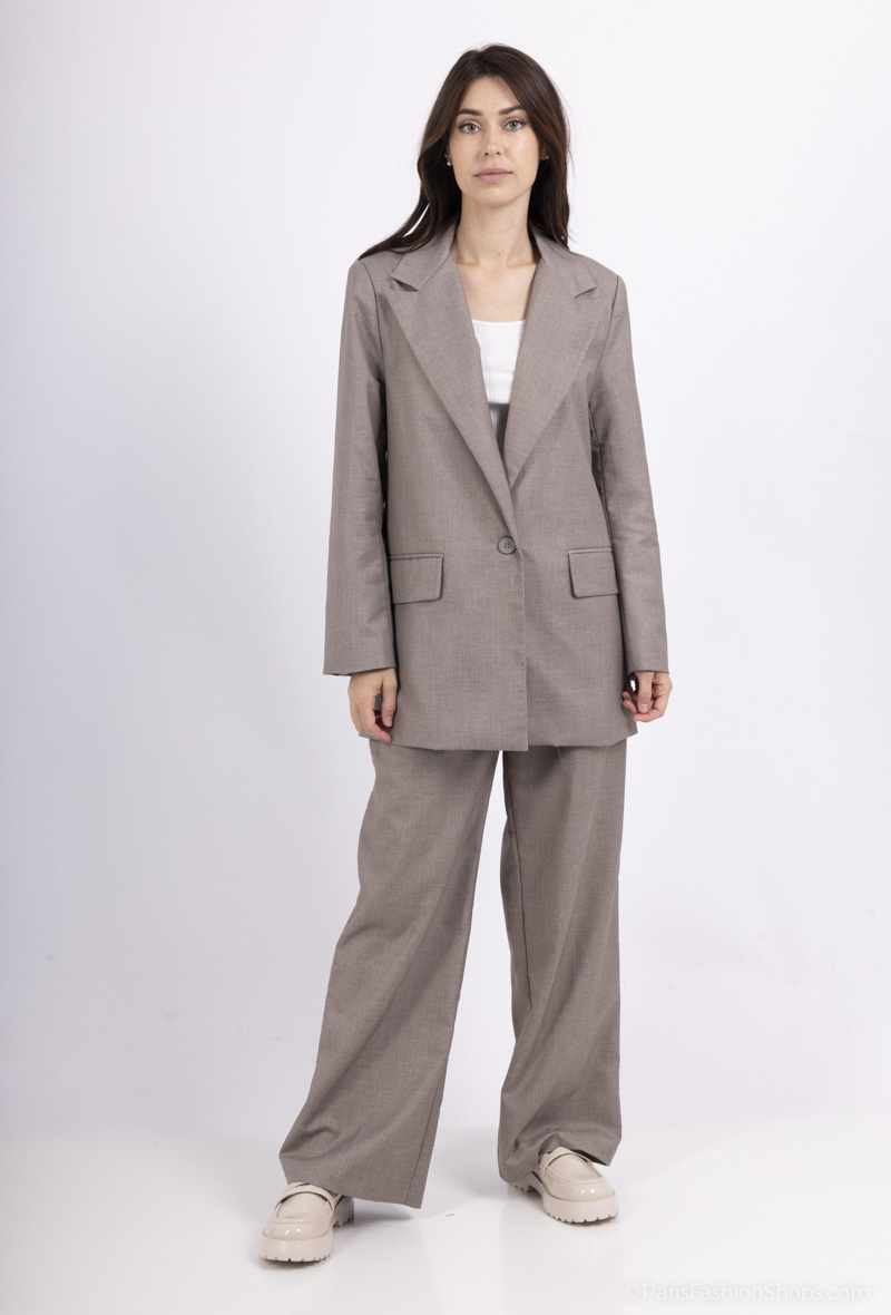 Grossista Amy&Clo - Blazer oversize in misto viscosa