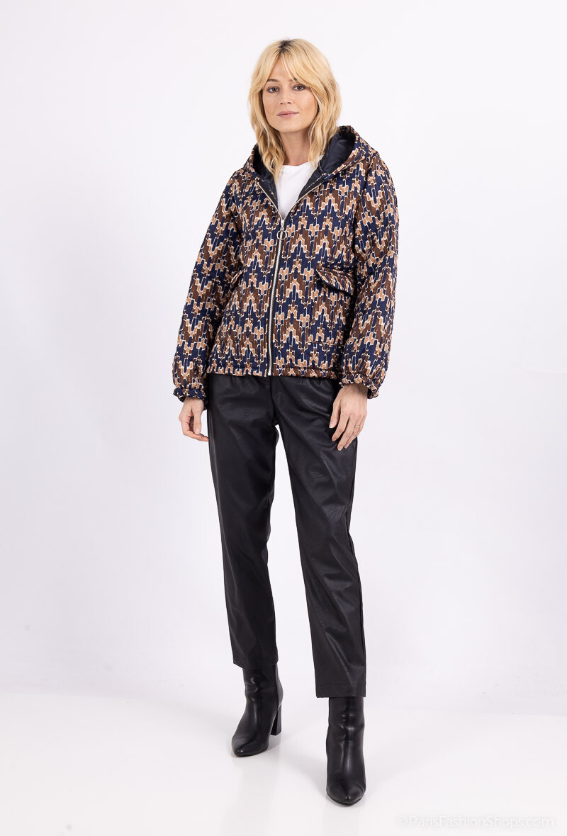 Wholesaler Amy&Clo - Lined quilted jacket with pockets