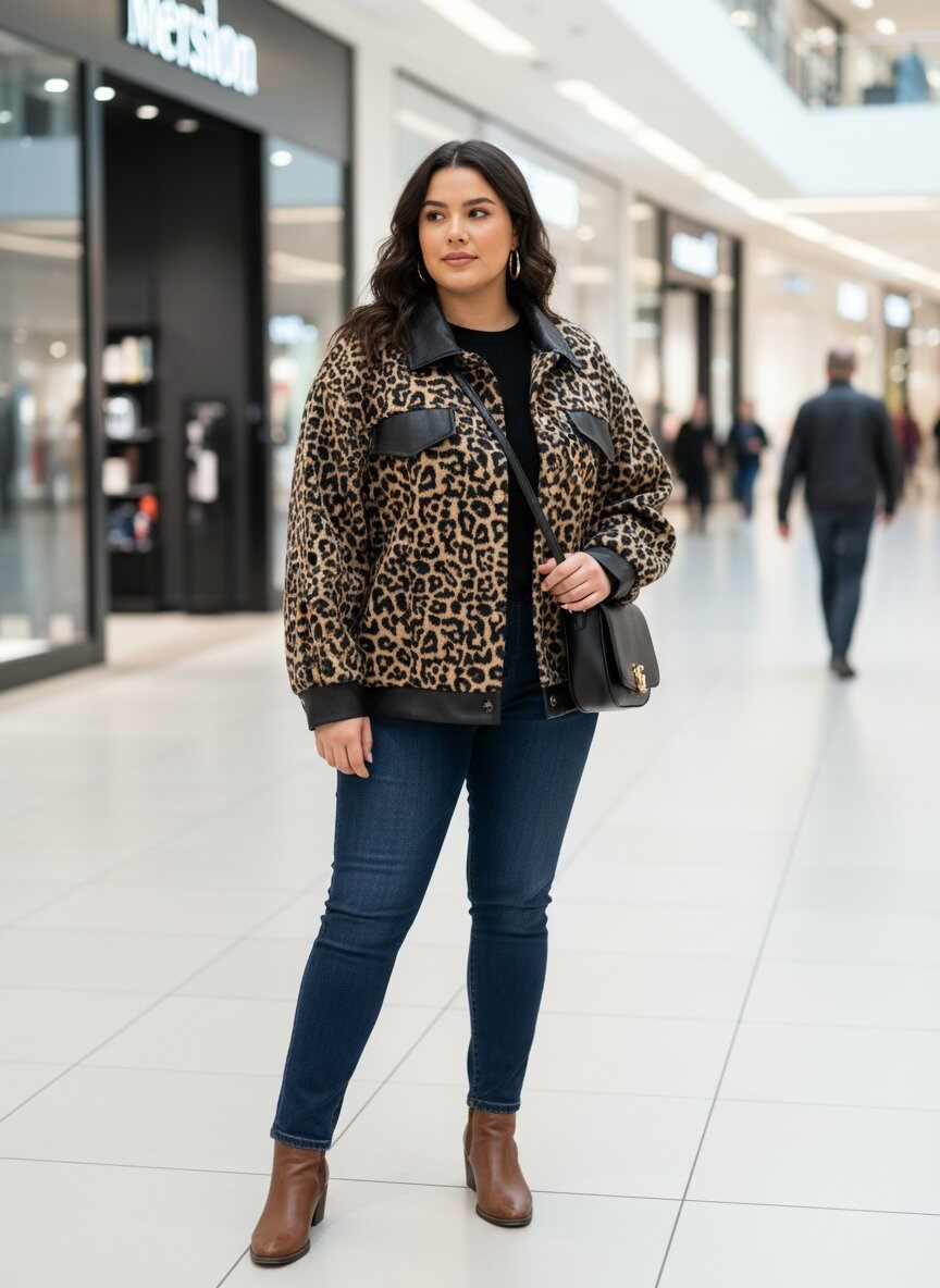 Wholesaler Amy&Clo - Plus Size - Wool jacket with details