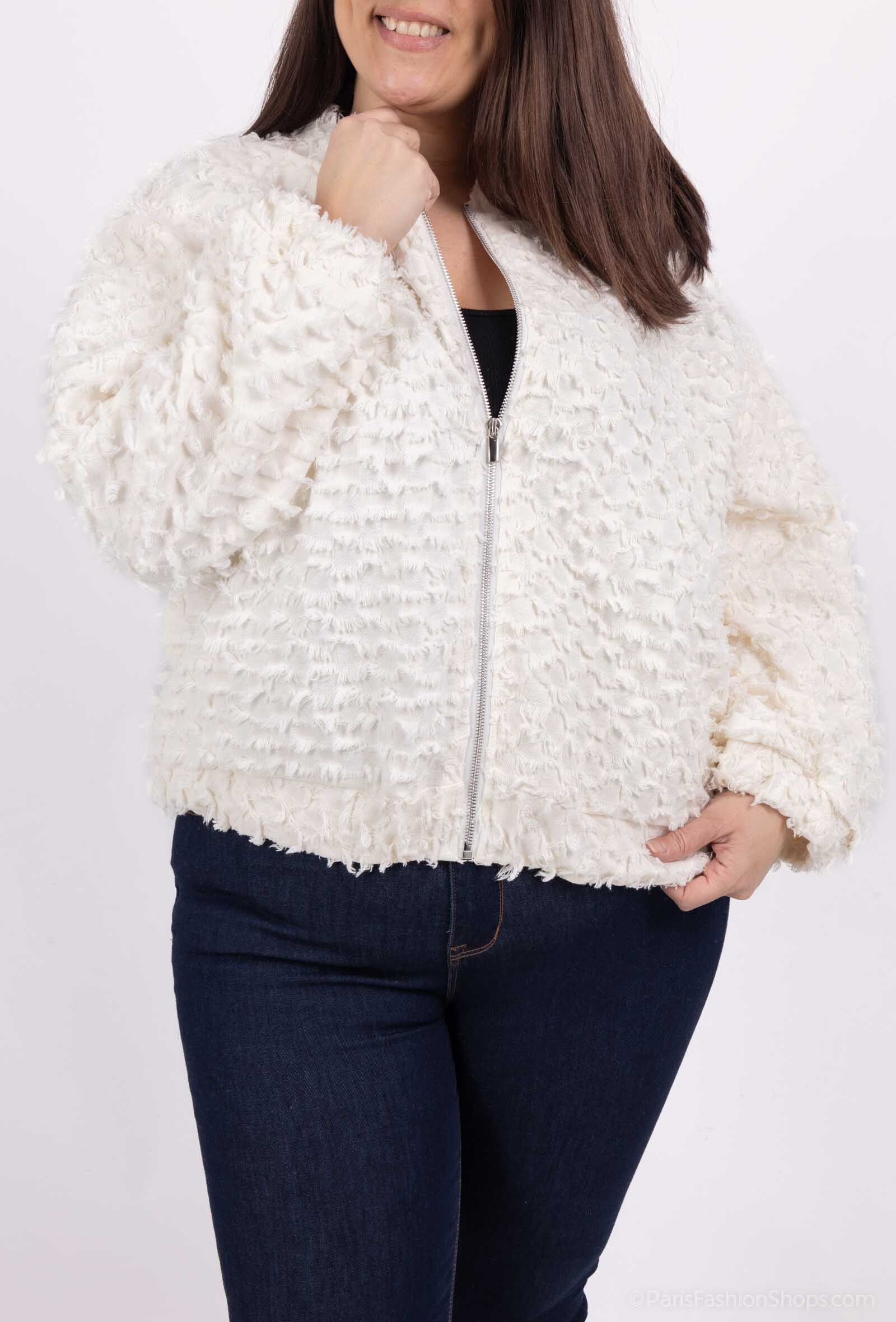 Grossiste Amy&Clo - PLUS SIZE-Veste Bomber