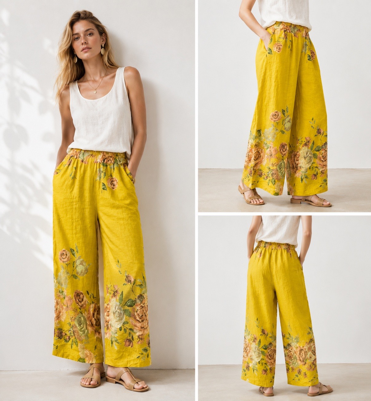 Mayorista AMY FASHION - PANTALONES DE LINO