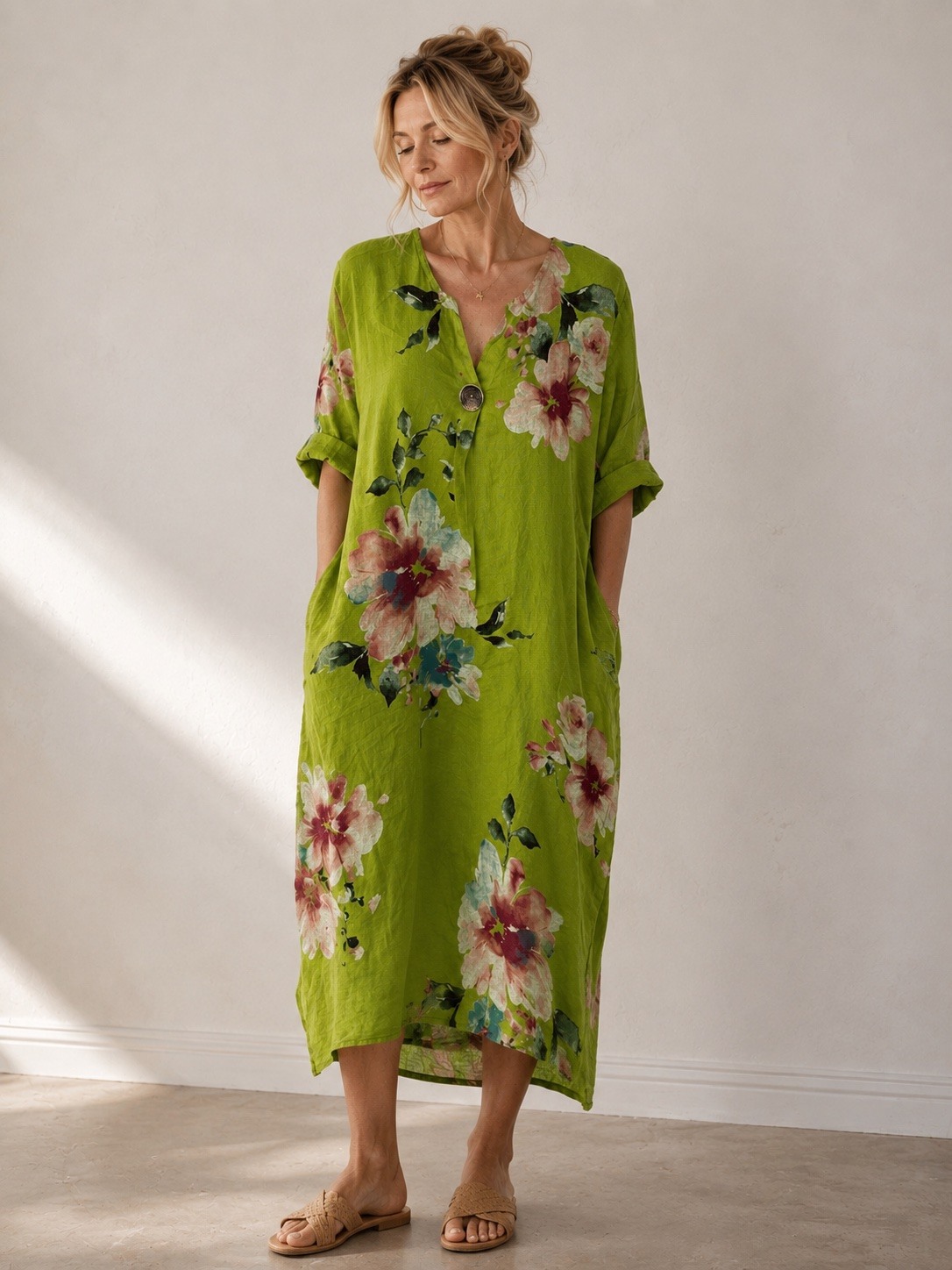 Mayorista AMY FASHION - Vestido de lino