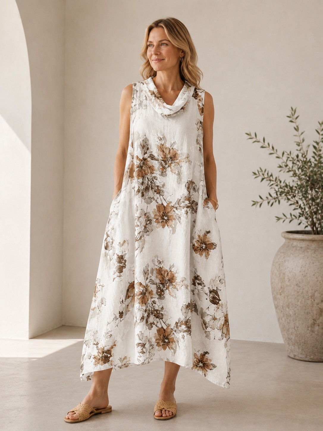 Mayorista AMY FASHION - Vestido de lino